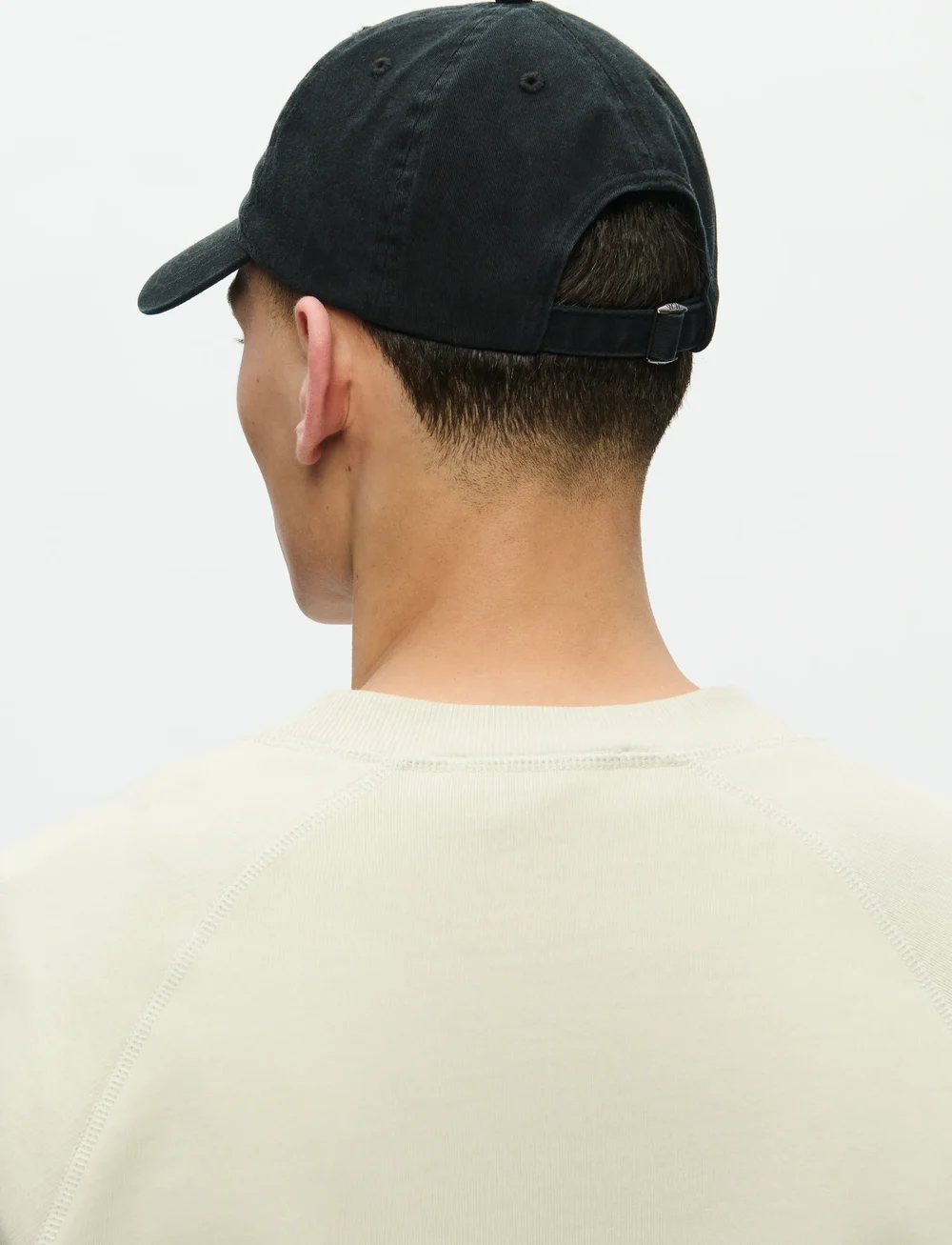 WOOD WOOD - Low profile twill cap - huer & kasketter - black - 3