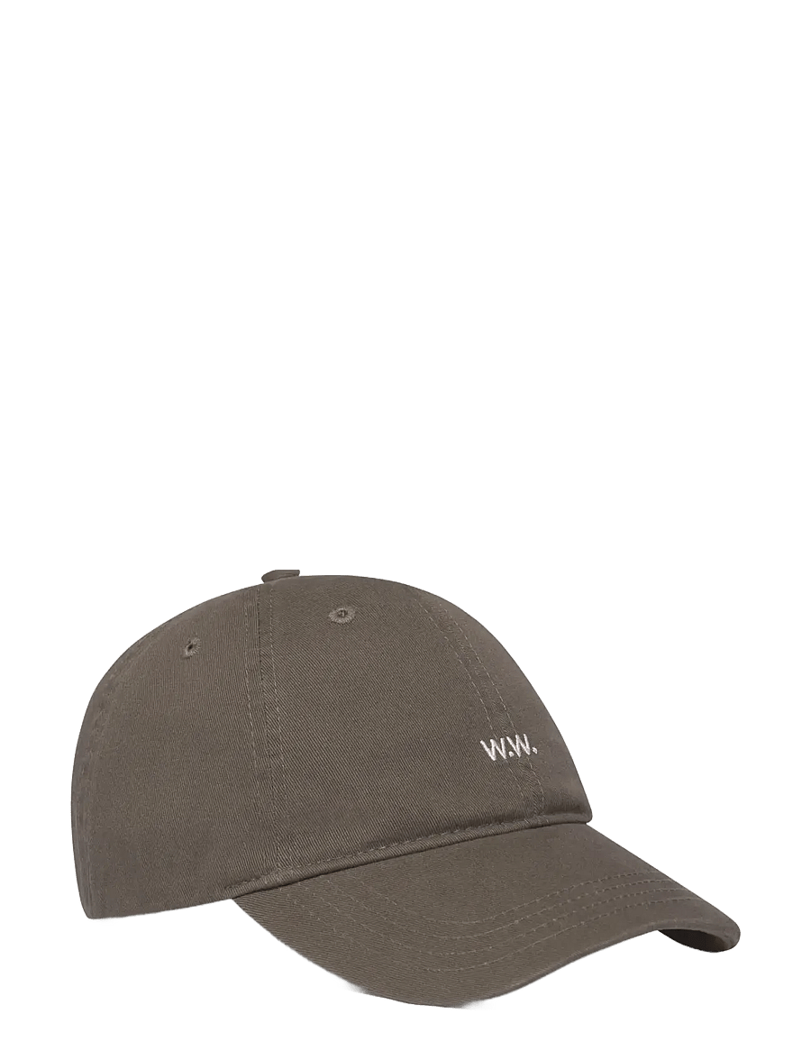 WOOD WOOD - WWLow profile twill cap - nokamütsid - dusty green - 1