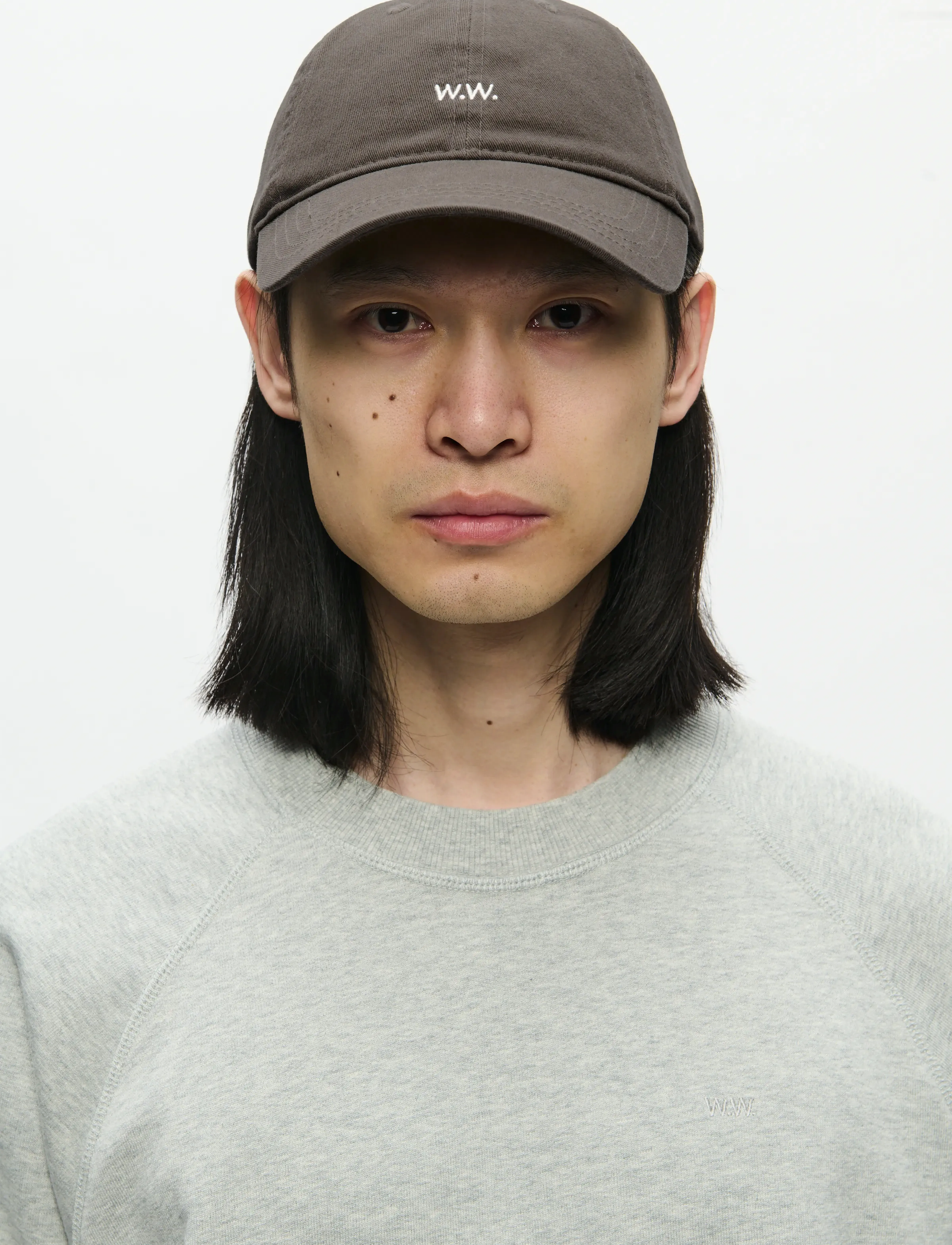 WOOD WOOD Low profile cap - Accessoarer - DUSTY GREEN / green