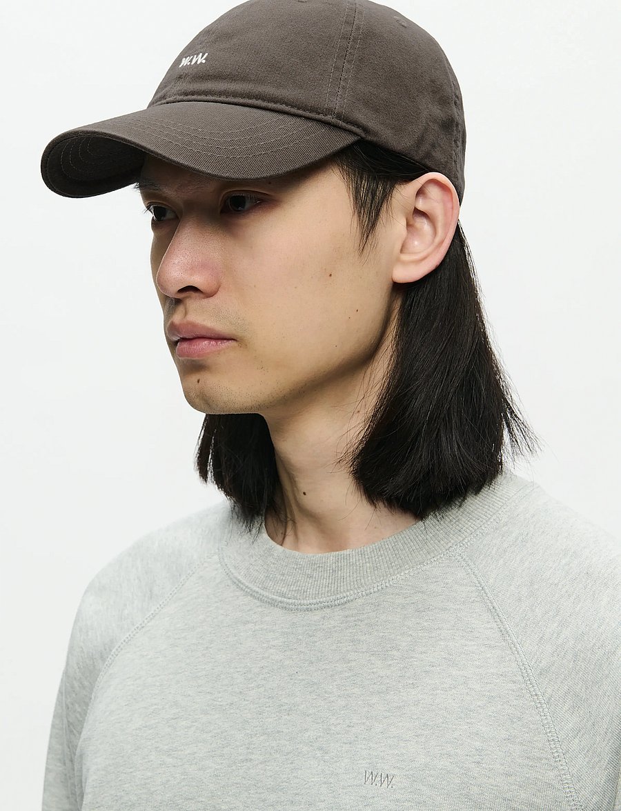 WOOD WOOD - WWLow profile twill cap - nokamütsid - dusty green - 3