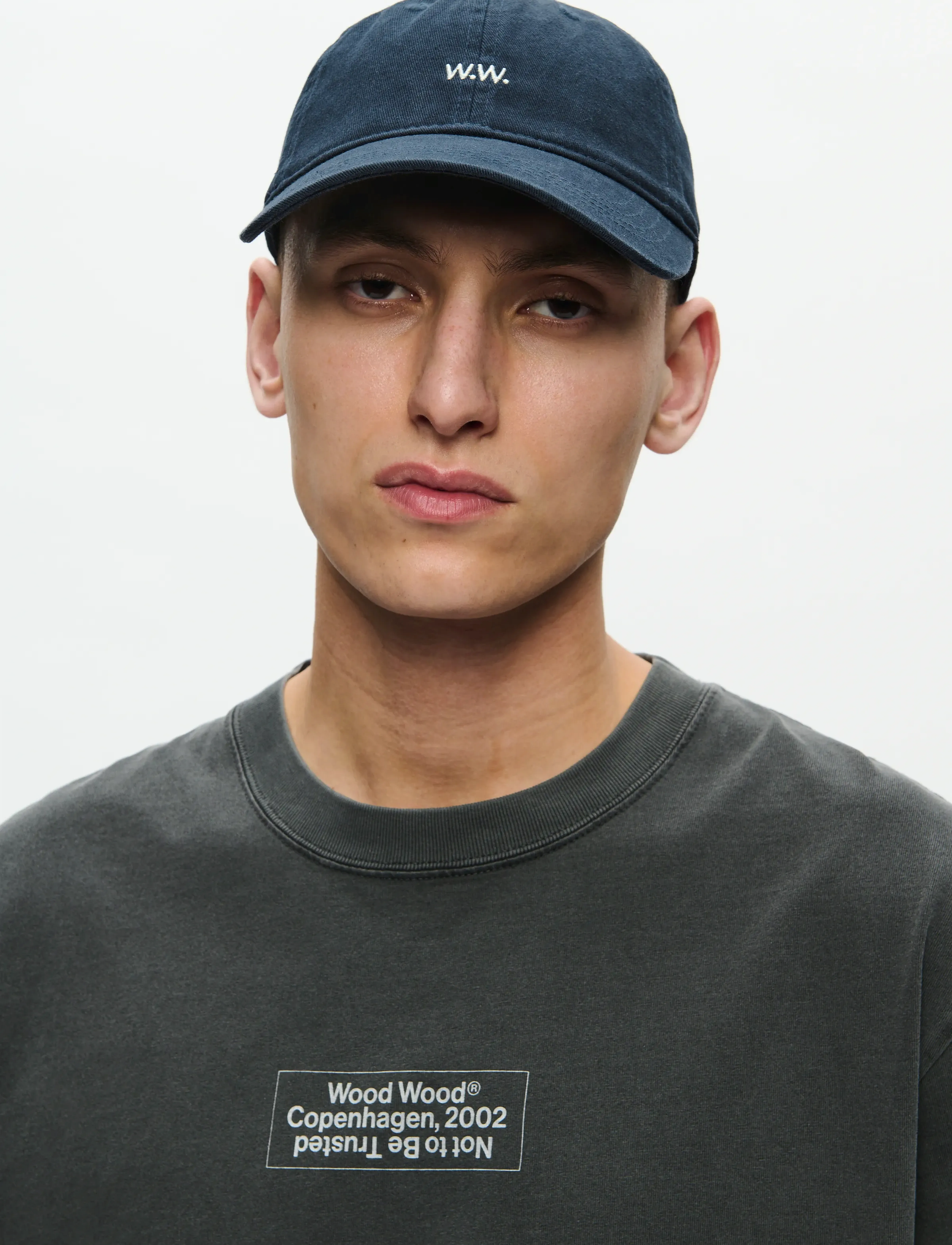 WOOD Wwlow Profile Twill Cap, One Size, Headwear, Blau - Caps, Männerswear