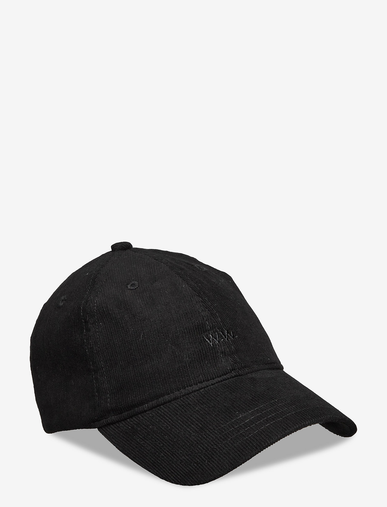 WOOD WOOD - WWLow profile corduroy cap - kasketter - black - 1