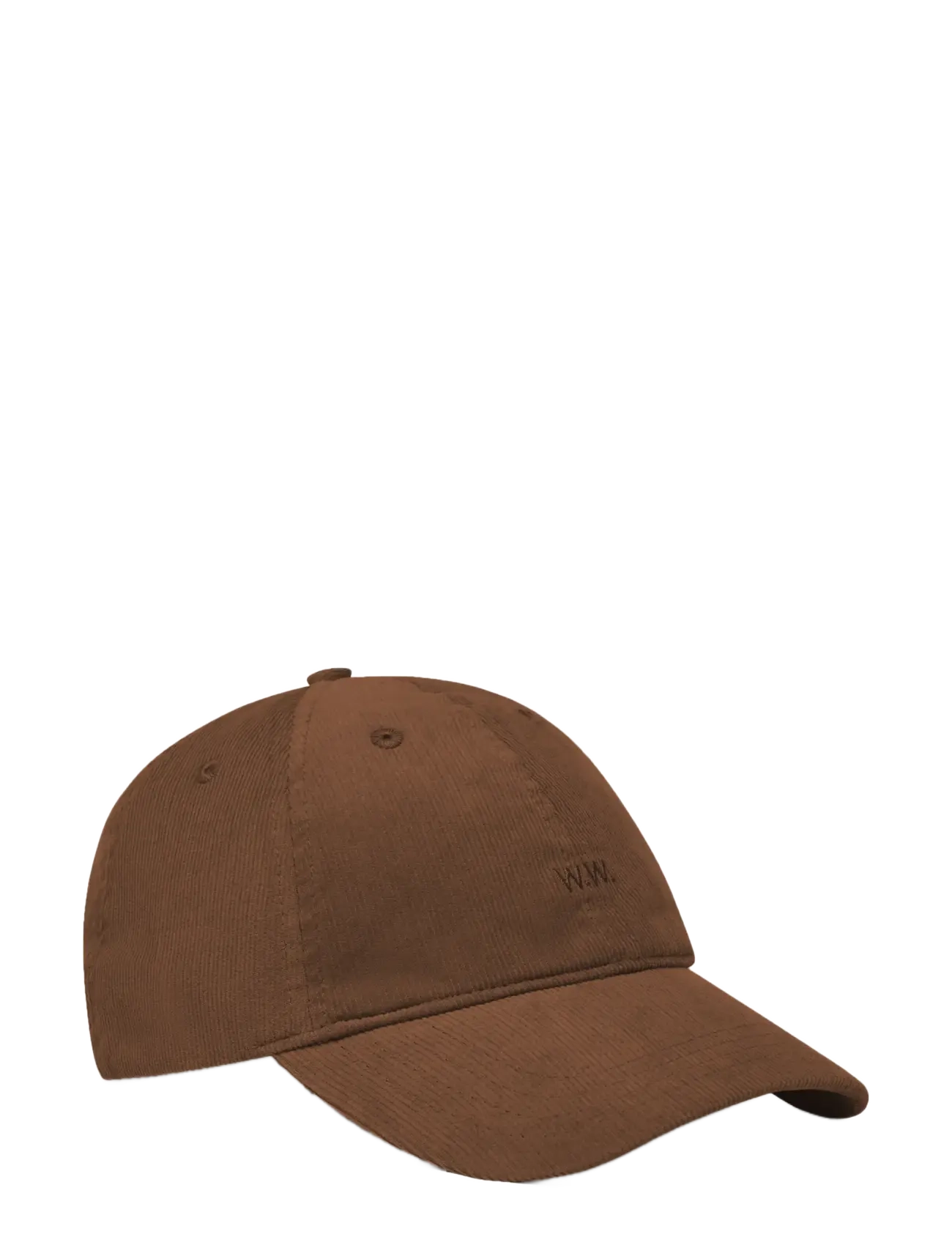 WOOD WOOD Wwlow Profile Kordsamt Basecap Braun - One Size - Herren