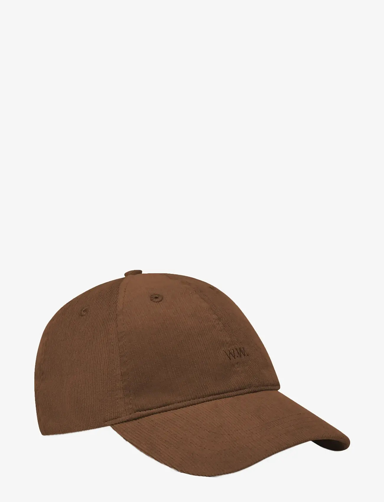 WOOD WOOD - WWLow profile corduroy cap - kasketter - brown - 1