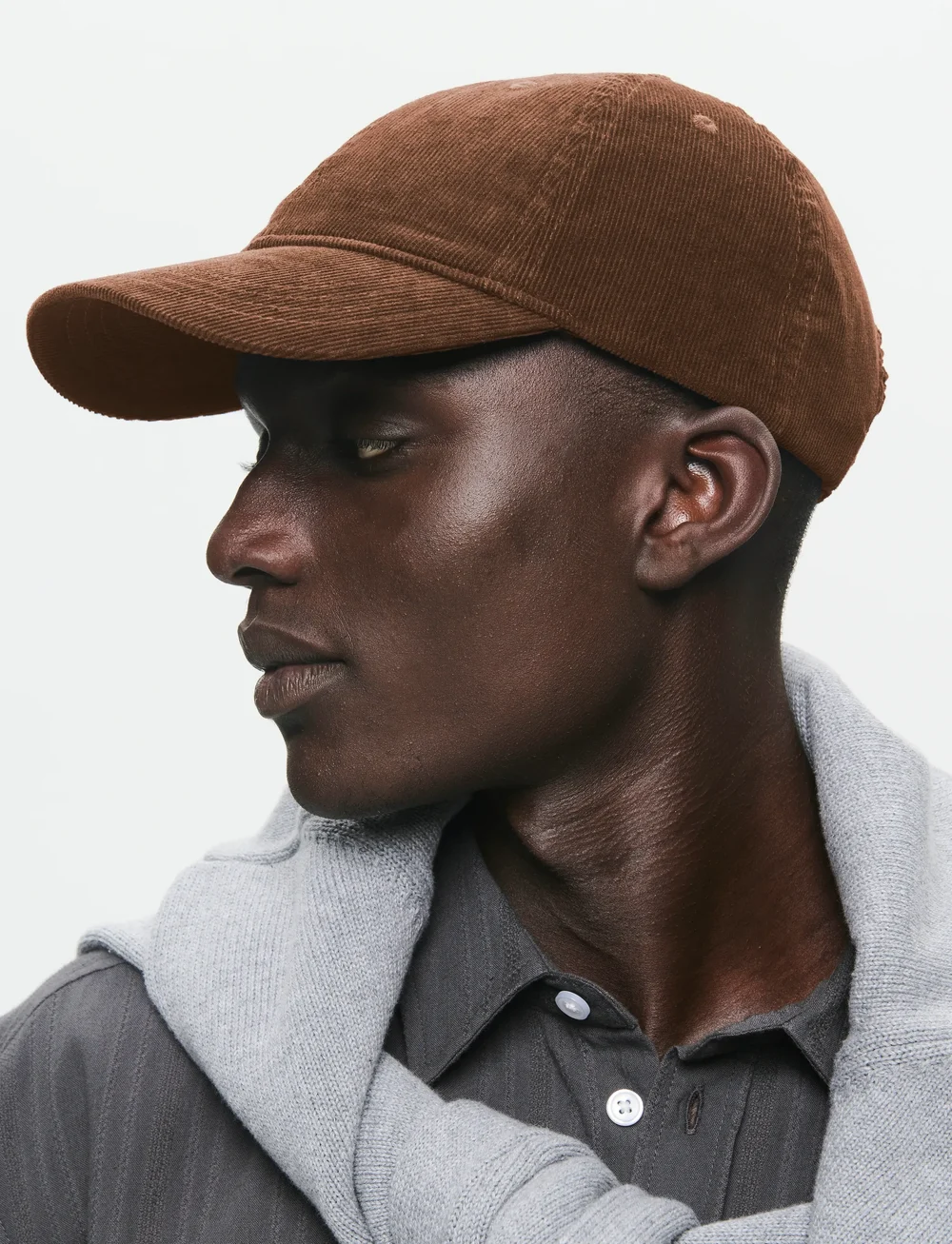 WOOD WOOD - WWLow profile corduroy cap - huer & kasketter - brown - 0