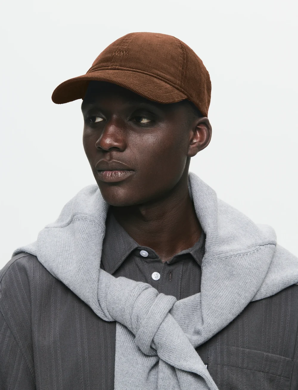 WOOD WOOD - WWLow profile corduroy cap - huer & kasketter - brown - 2