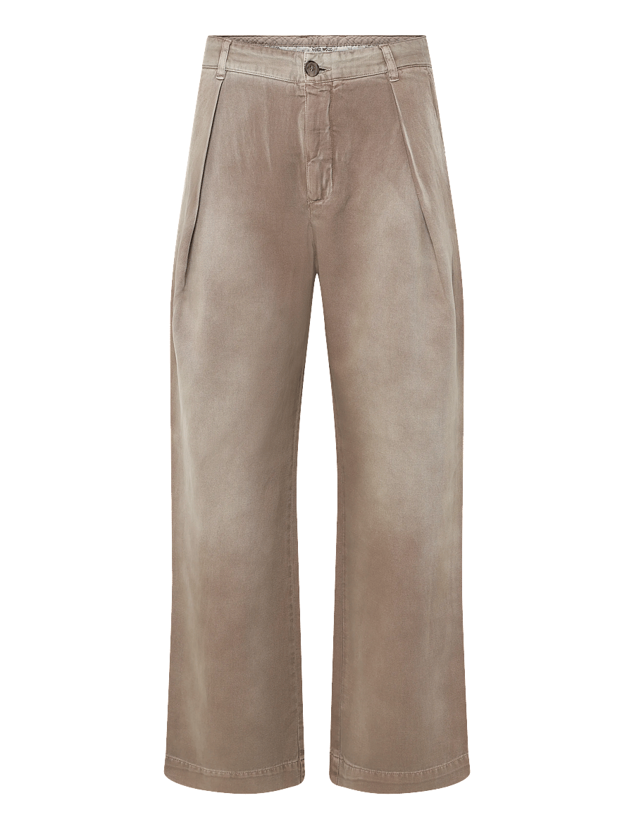 WOOD WOOD - WWFraser Pleated Chinos - hørbukser - desert - 0
