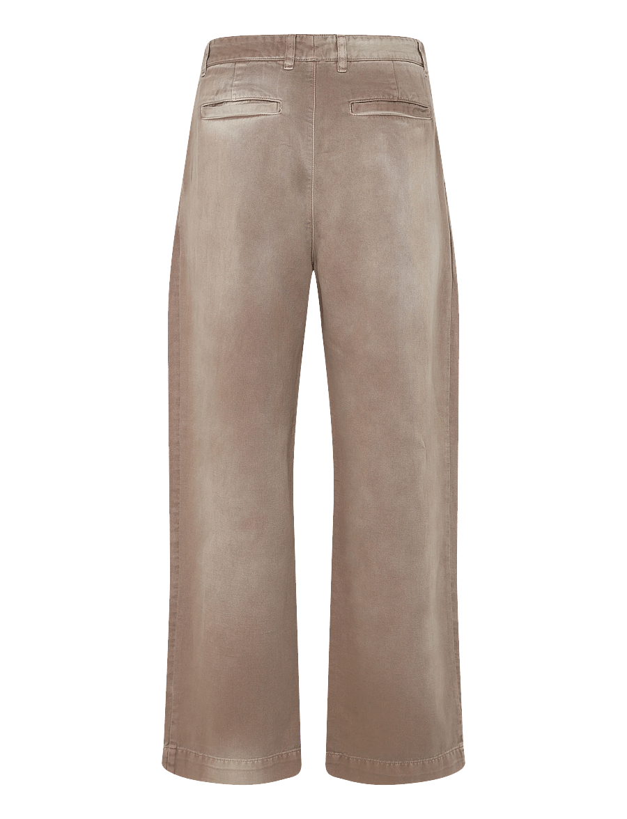 WOOD WOOD - WWFraser Pleated Chinos - hørbukser - desert - 1