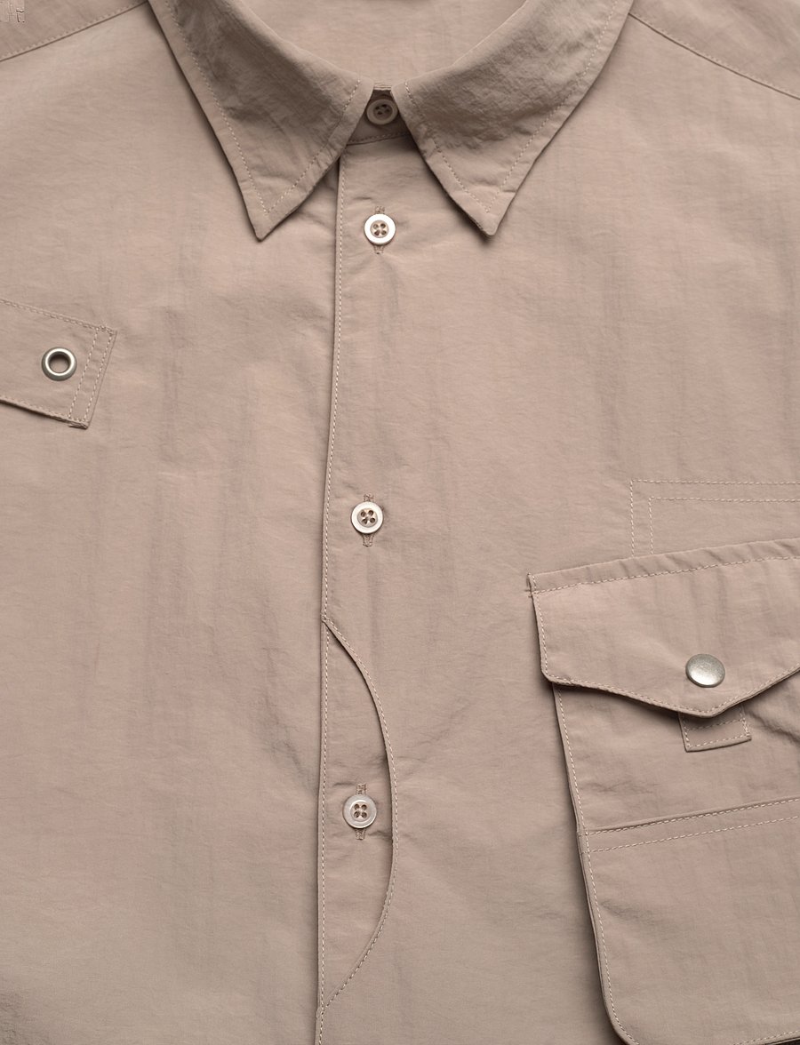 WOOD WOOD - Jaxson Fisherman Shirt - kurzarmhemden - khaki - 2