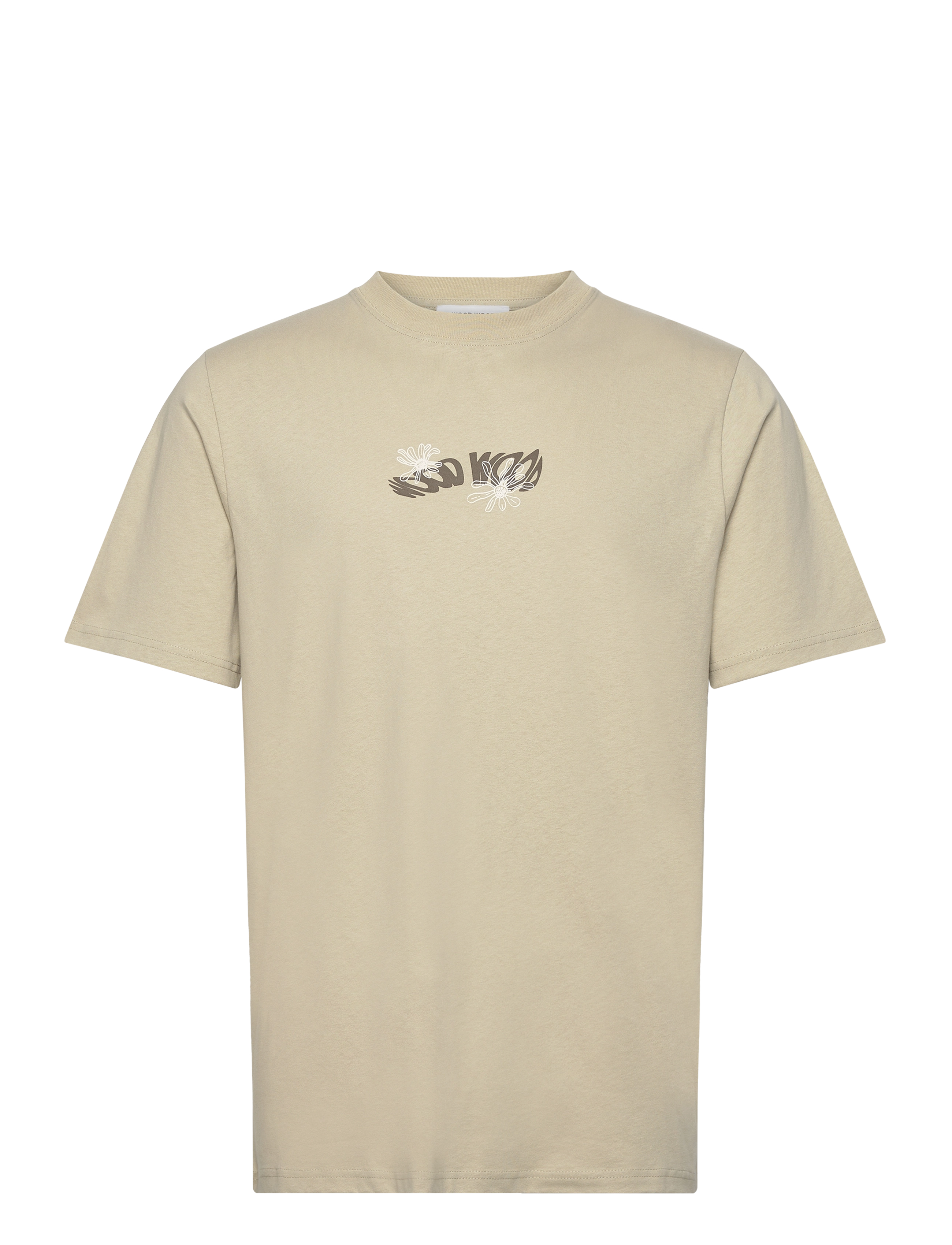WOOD WOOD Bobby Flowers T-shirt GOTS - Alles anzeigen - TAUPE BEIGE / beige