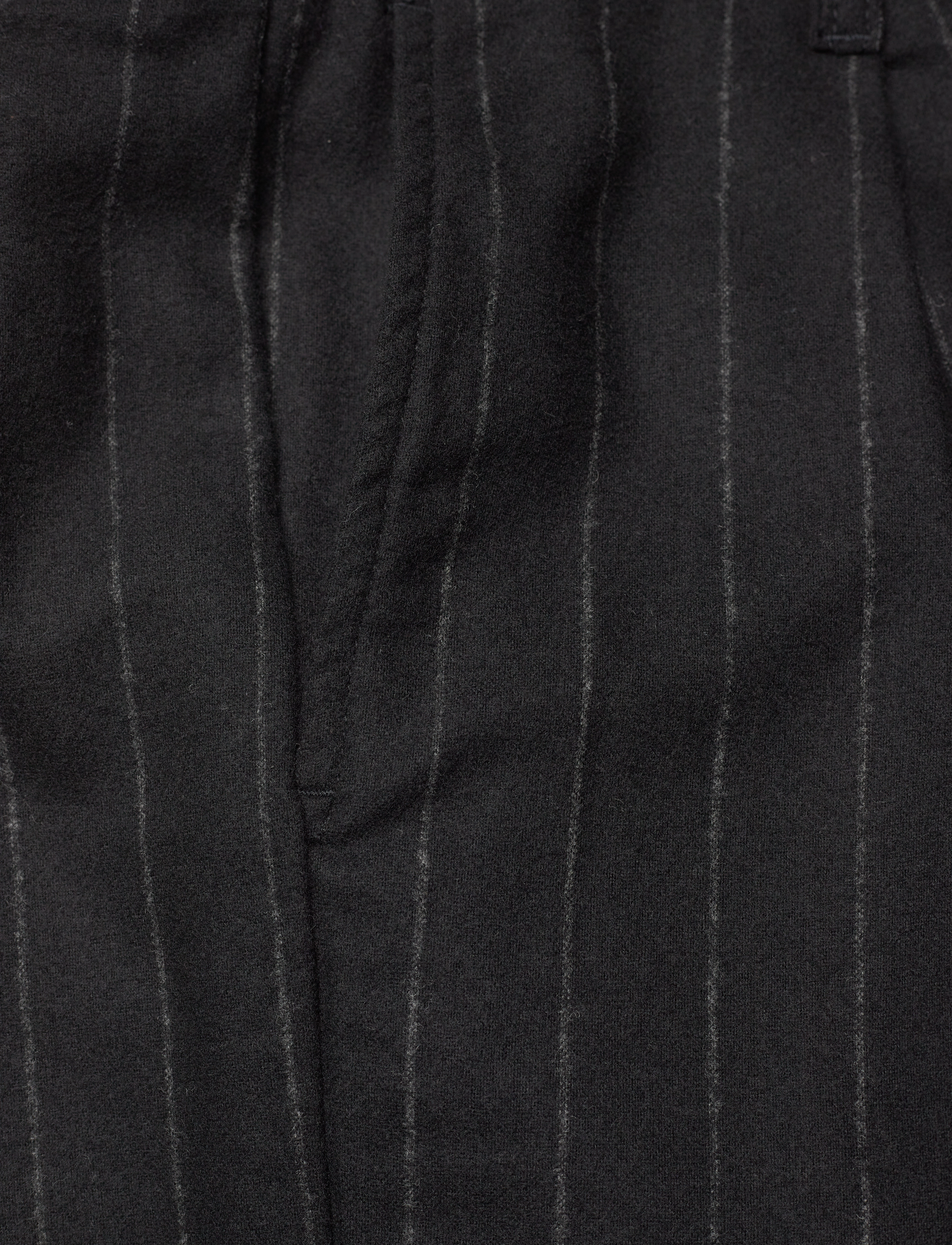 WOOD WOOD - WWFraser Pleated Chinos - black stripes - 2
