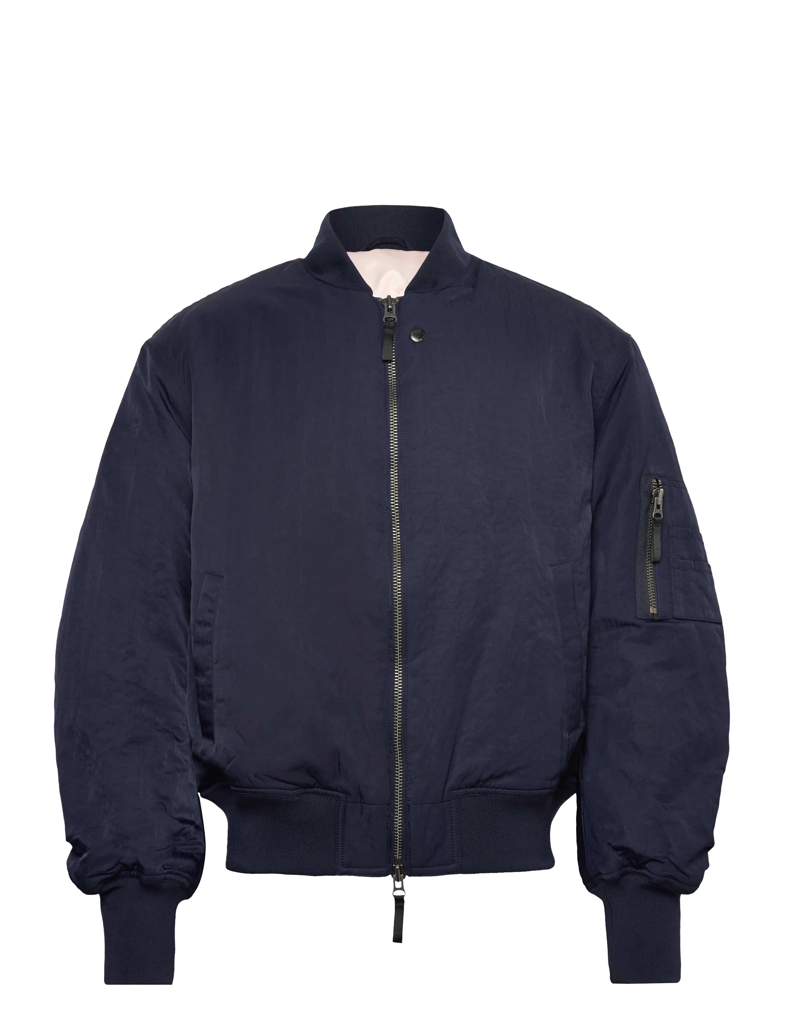 WOOD Wwelwyn Bomber Jacket, XS, Jackets, Marineblau - Männerswear