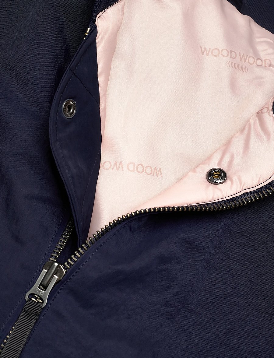 WOOD WOOD - WWElwyn Bomber Jacket - lentejassen - stool blue - 2
