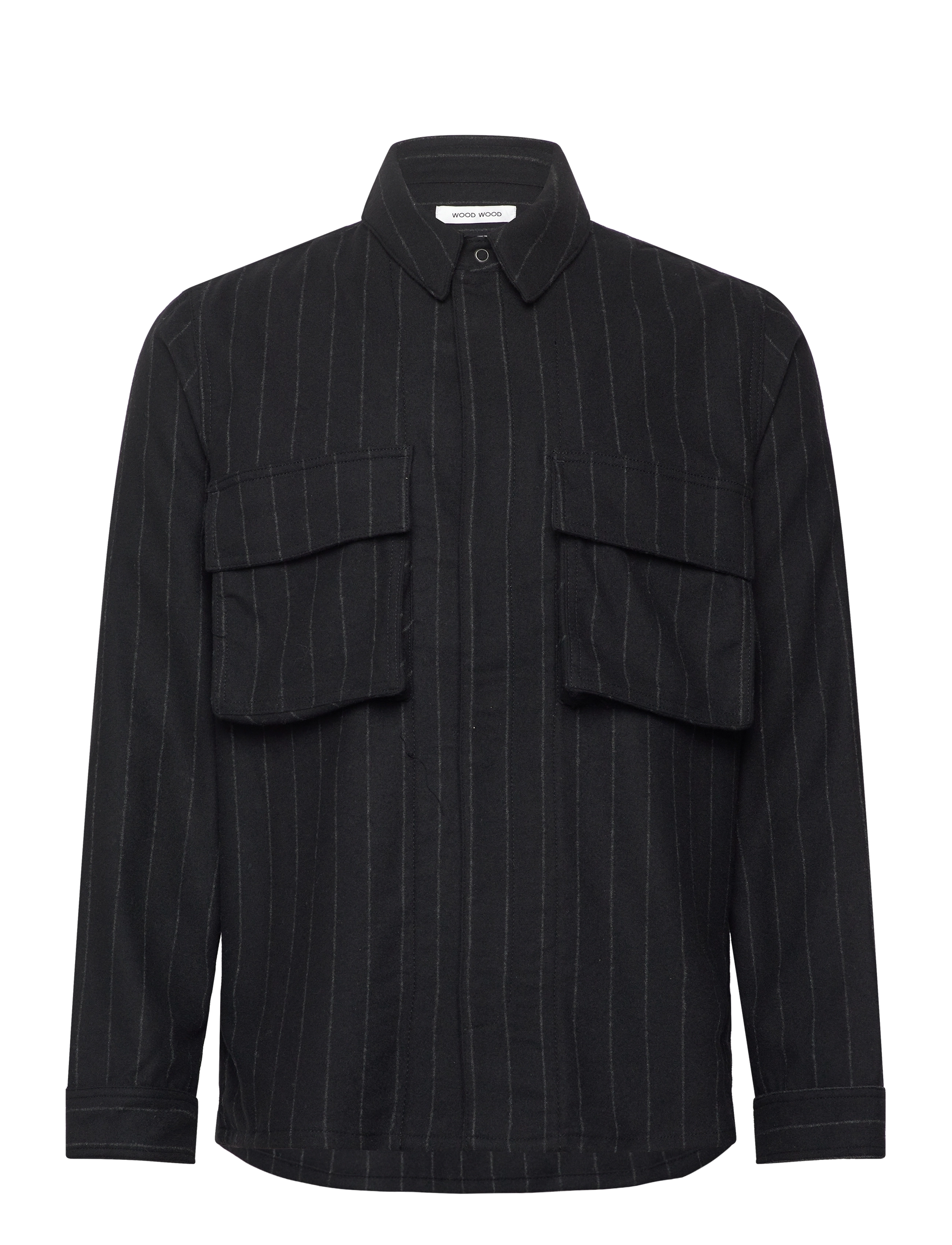 WOOD WOOD WWFabian Shirt - Deals - BLACK STRIPES / black