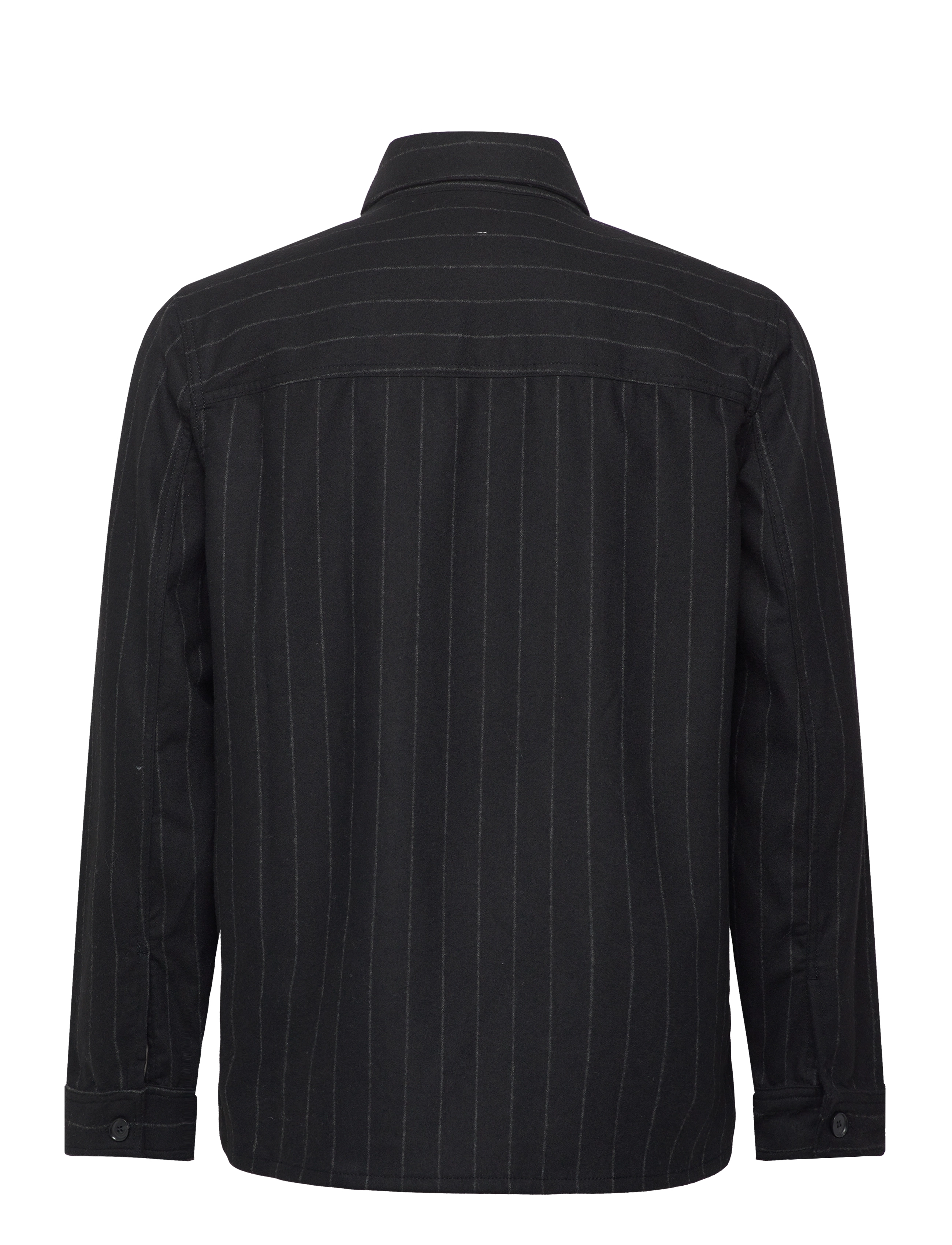 WOOD WOOD - WWFabian Shirt - stribede skjorter - black stripes - 1