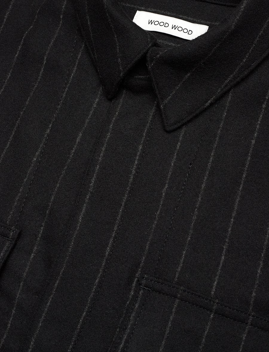 WOOD WOOD - WWFabian Shirt - triibulised särgid - black stripes - 3