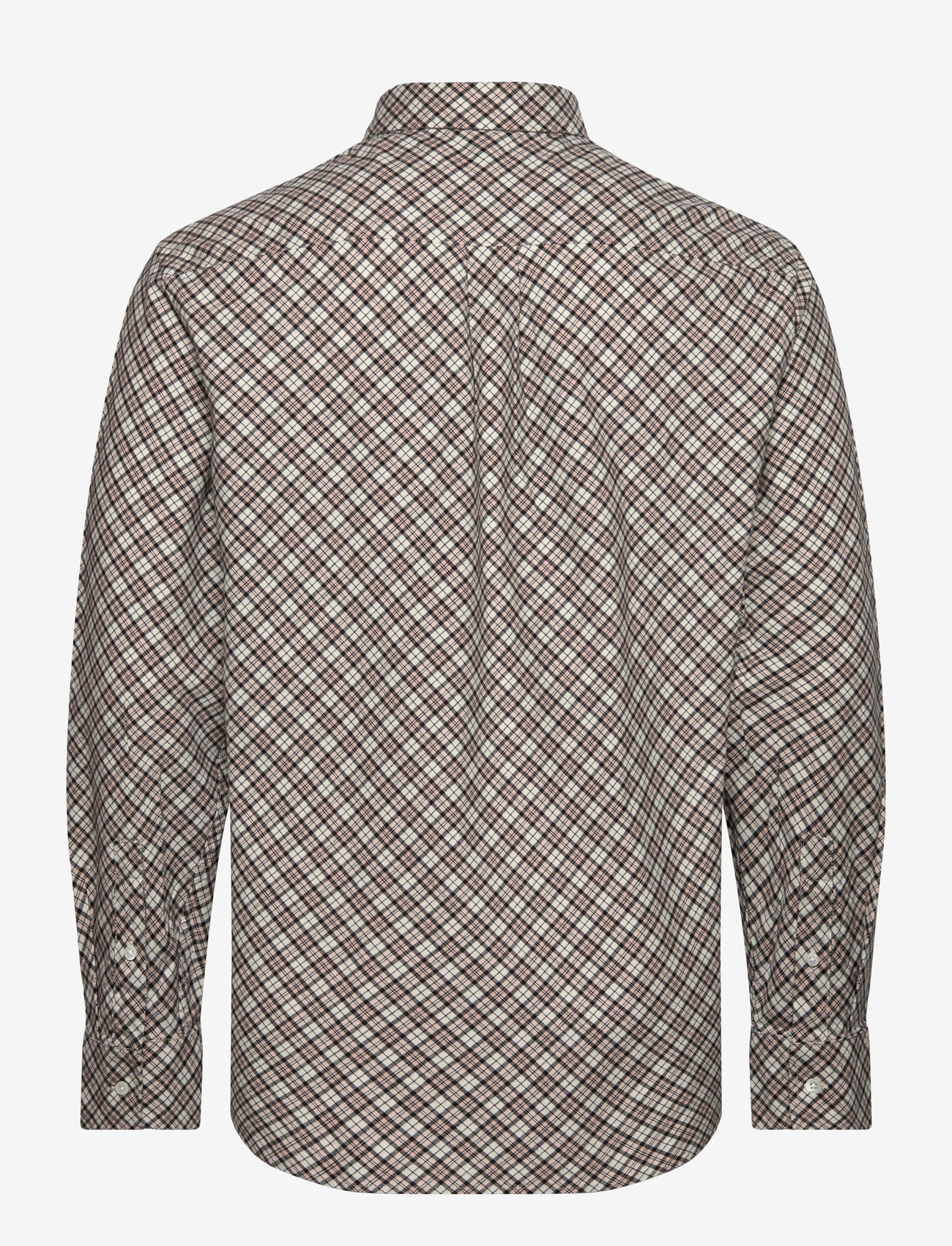 WOOD WOOD - WWNico Bias Flannel Shirt - flannel-skjorter - rose smoke check pattern - 1