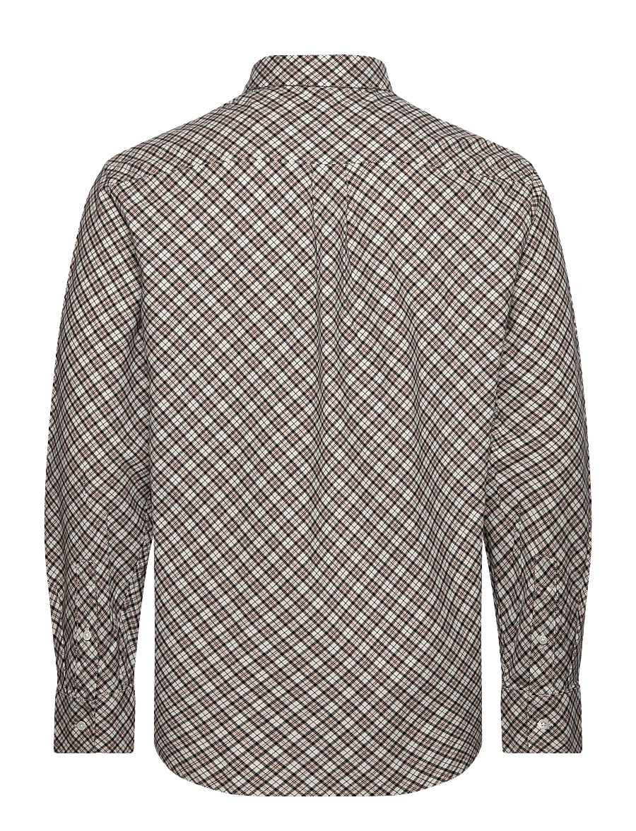 WOOD WOOD - WWNico Bias Flannel Shirt - chemises en flanelle - rose smoke check pattern - 1
