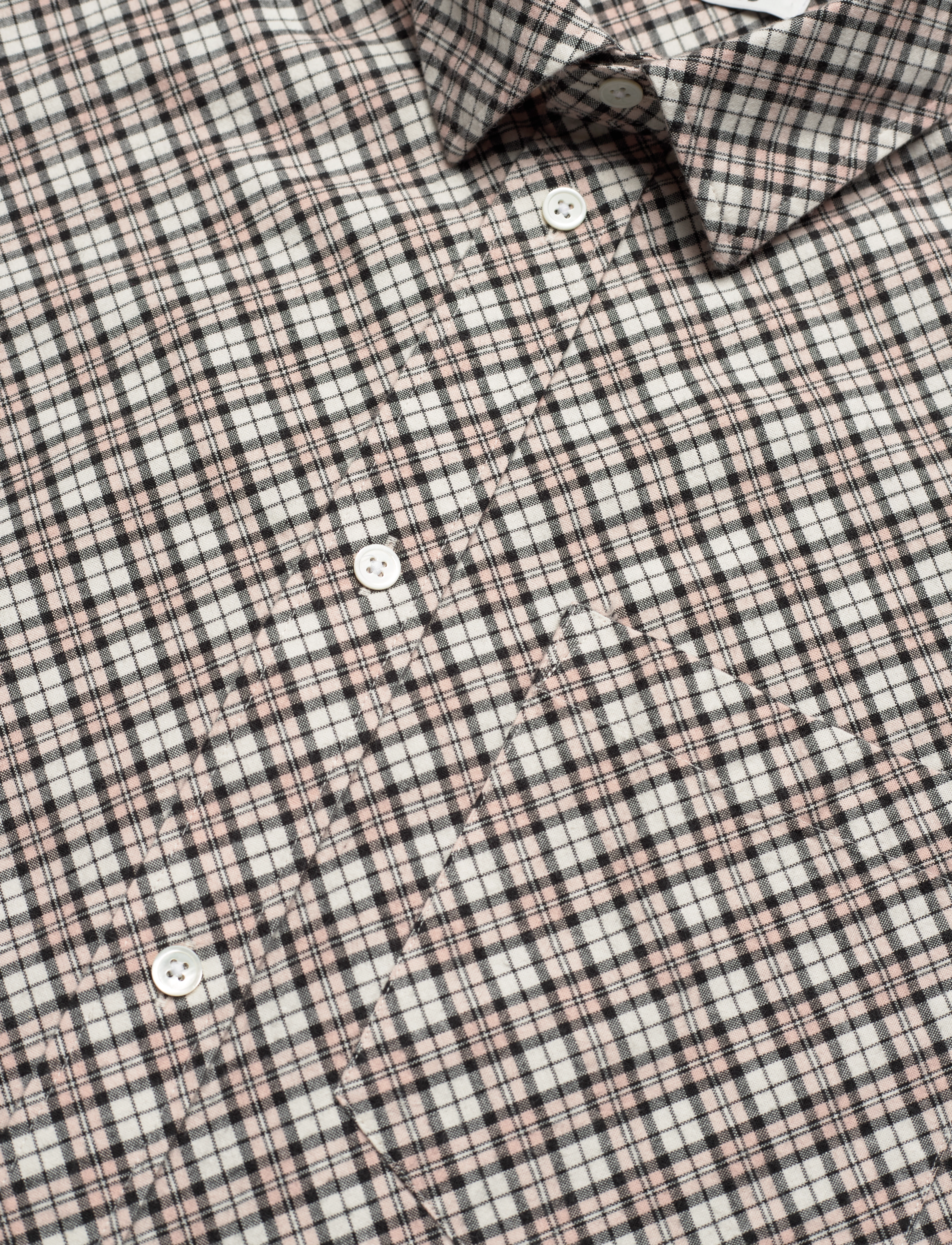 WOOD WOOD - WWNico Bias Flannel Shirt - chemises en flanelle - rose smoke check pattern - 3