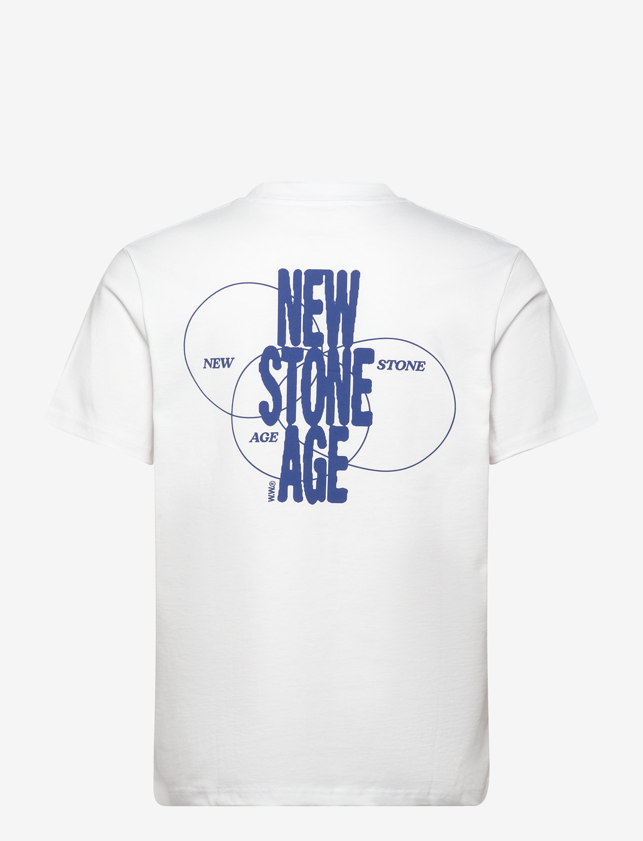 WOOD WOOD - WWBobby Stone Age T-shirt - kurzärmelig - white - 1