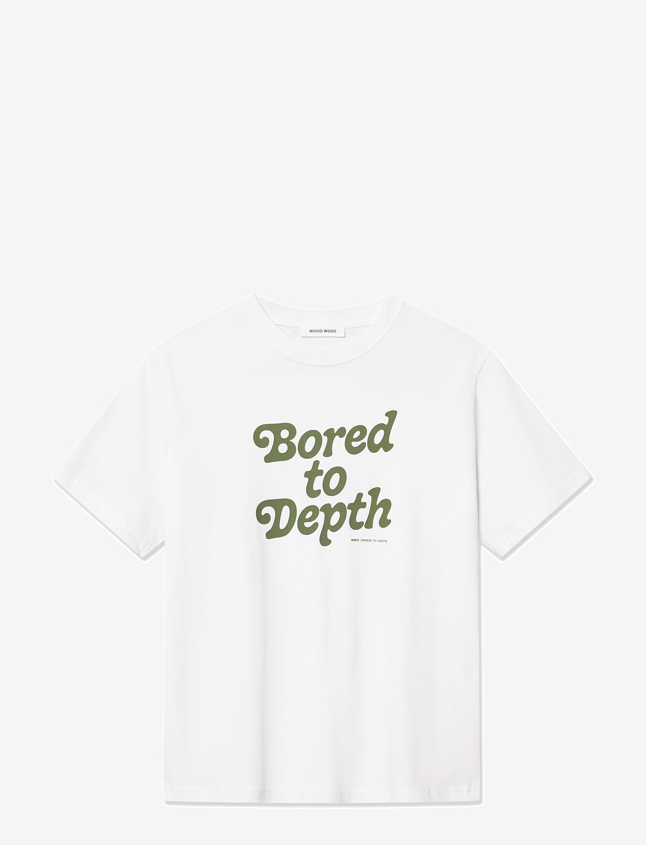 WOOD WOOD - WWBobby Depth T-shirt - kortærmede t-shirts - white - 1