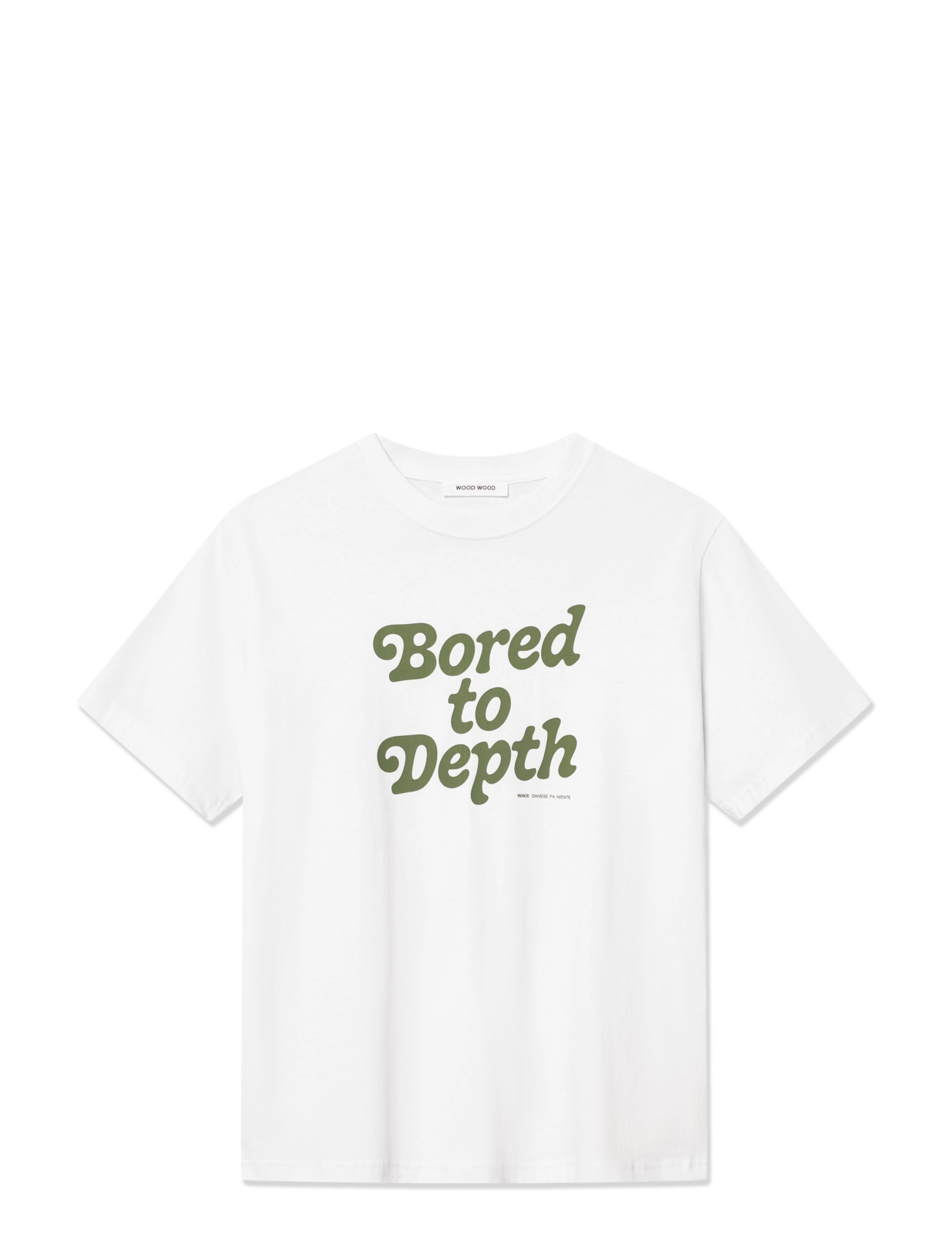 WOOD WOOD WWBobby Depth T-shirt - Miesten - WHITE / white