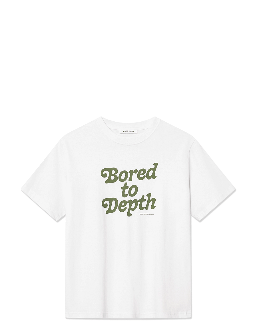 WOOD WOOD - WWBobby Depth T-shirt - kurzärmelig - white - 1