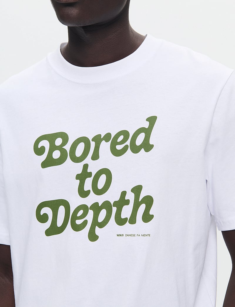 WOOD WOOD - WWBobby Depth T-shirt - kortærmede t-shirts - white - 4