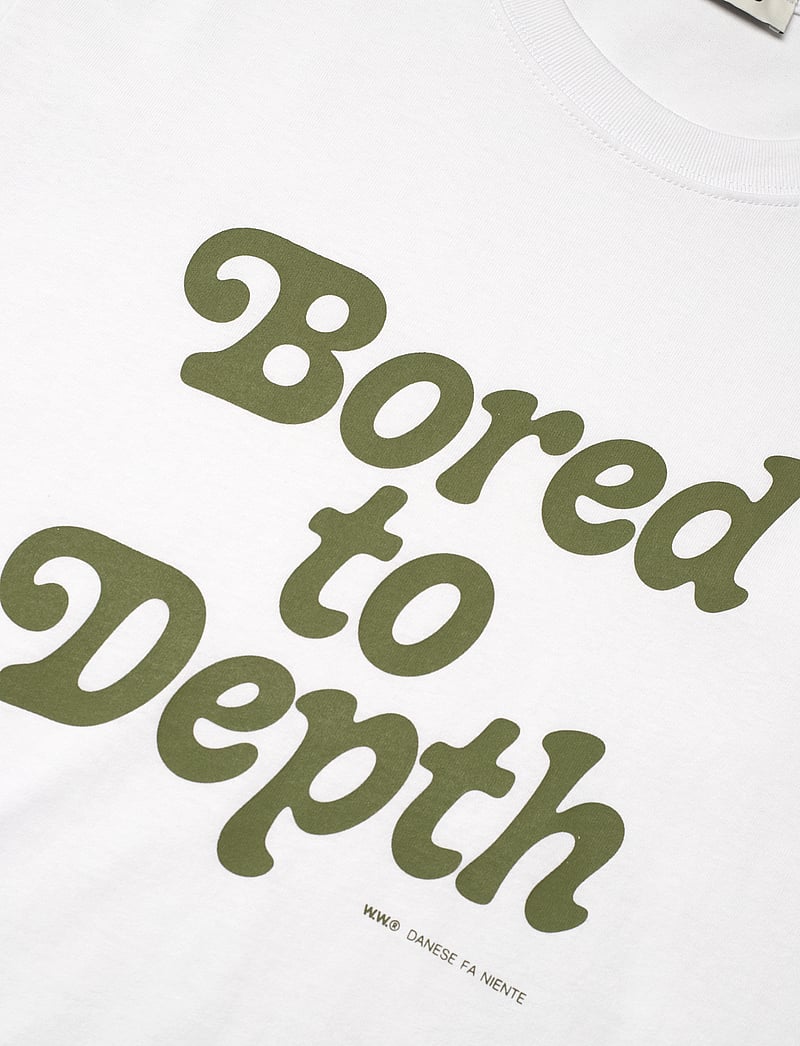 WOOD WOOD - WWBobby Depth T-shirt - kortærmede t-shirts - white - 5