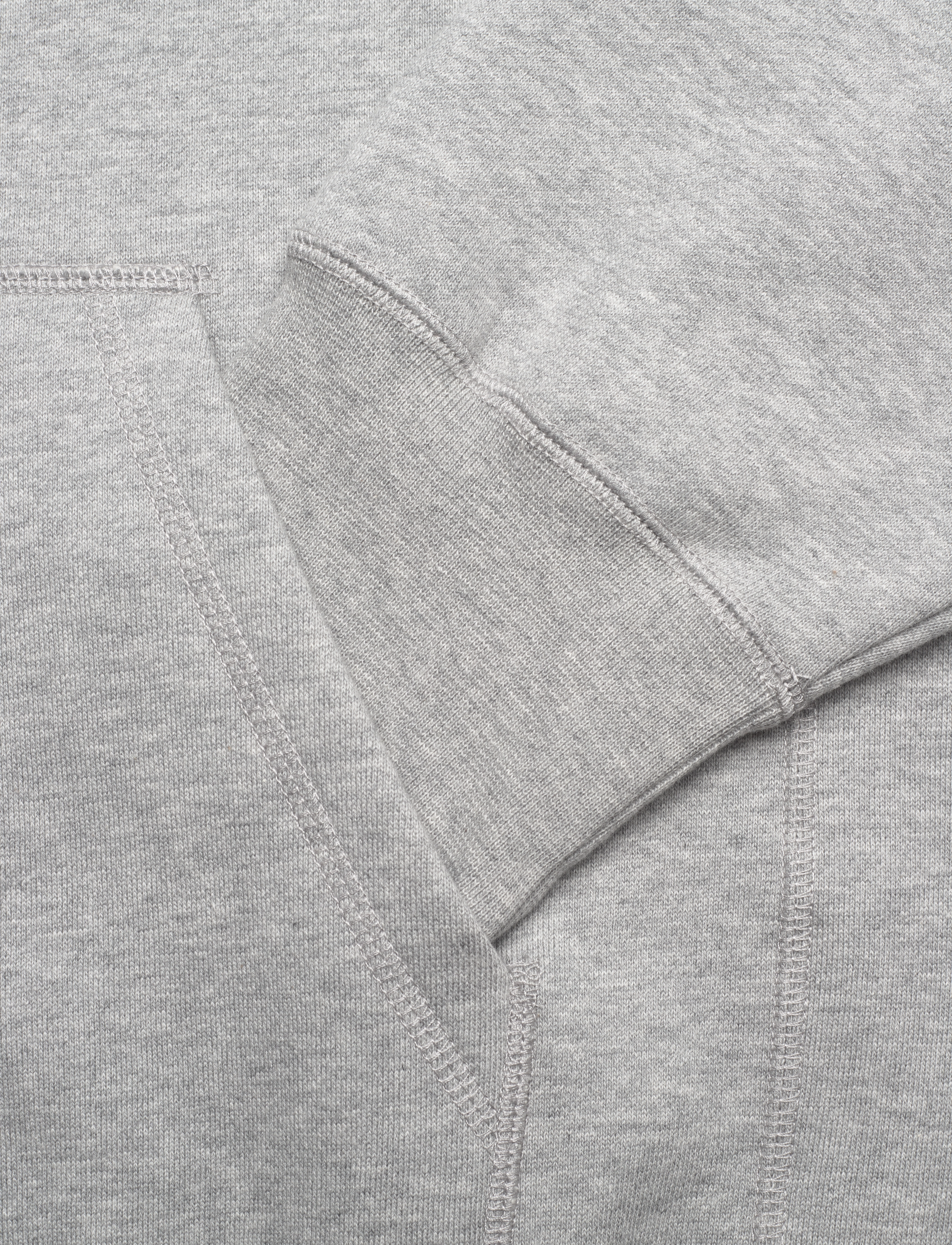 WOOD WOOD - Essential Fred classic hoodie - hættetrøjer - grey melange - 3