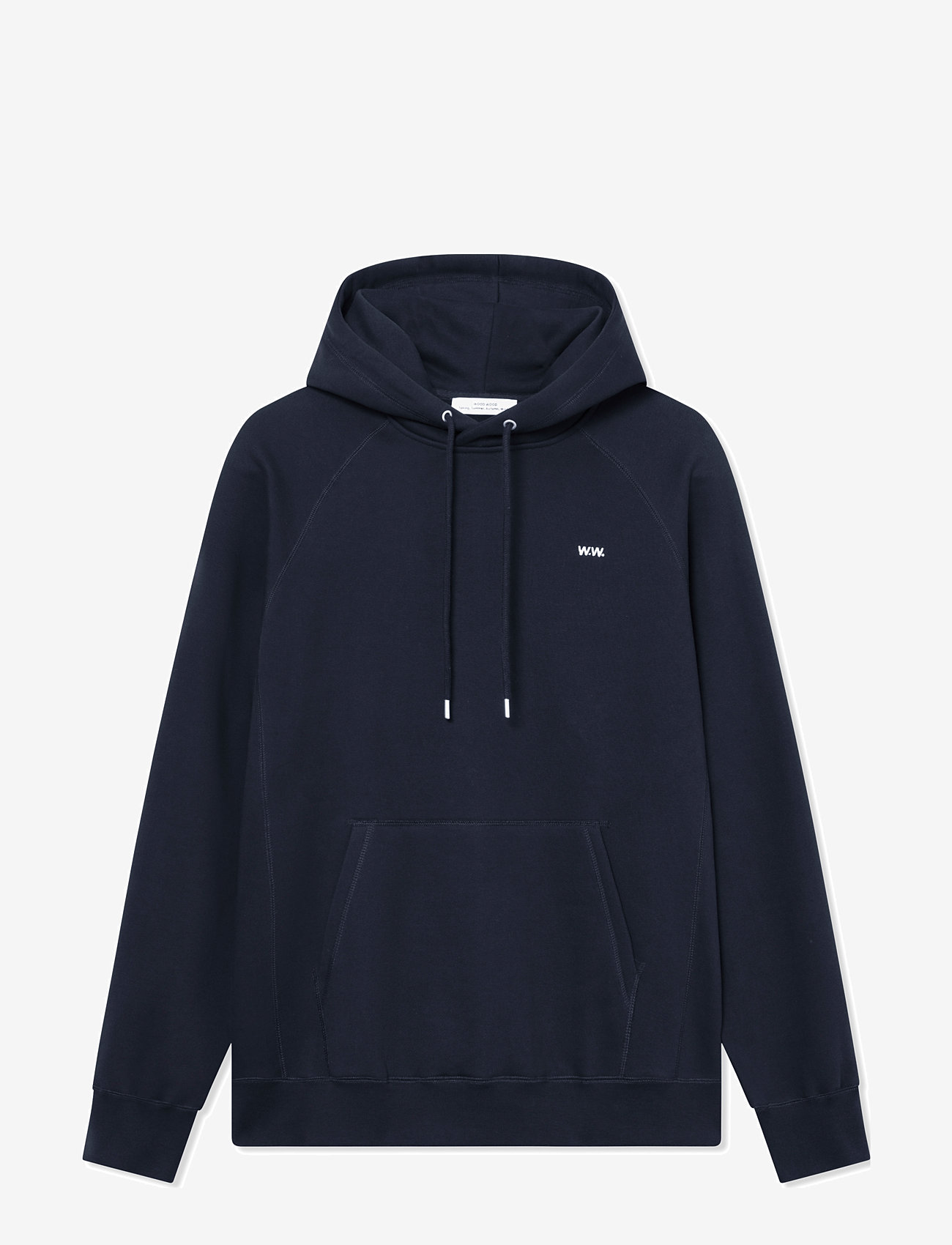 WOOD WOOD - Essential Fred classic hoodie GOTS - hættetrøjer - navy - 0