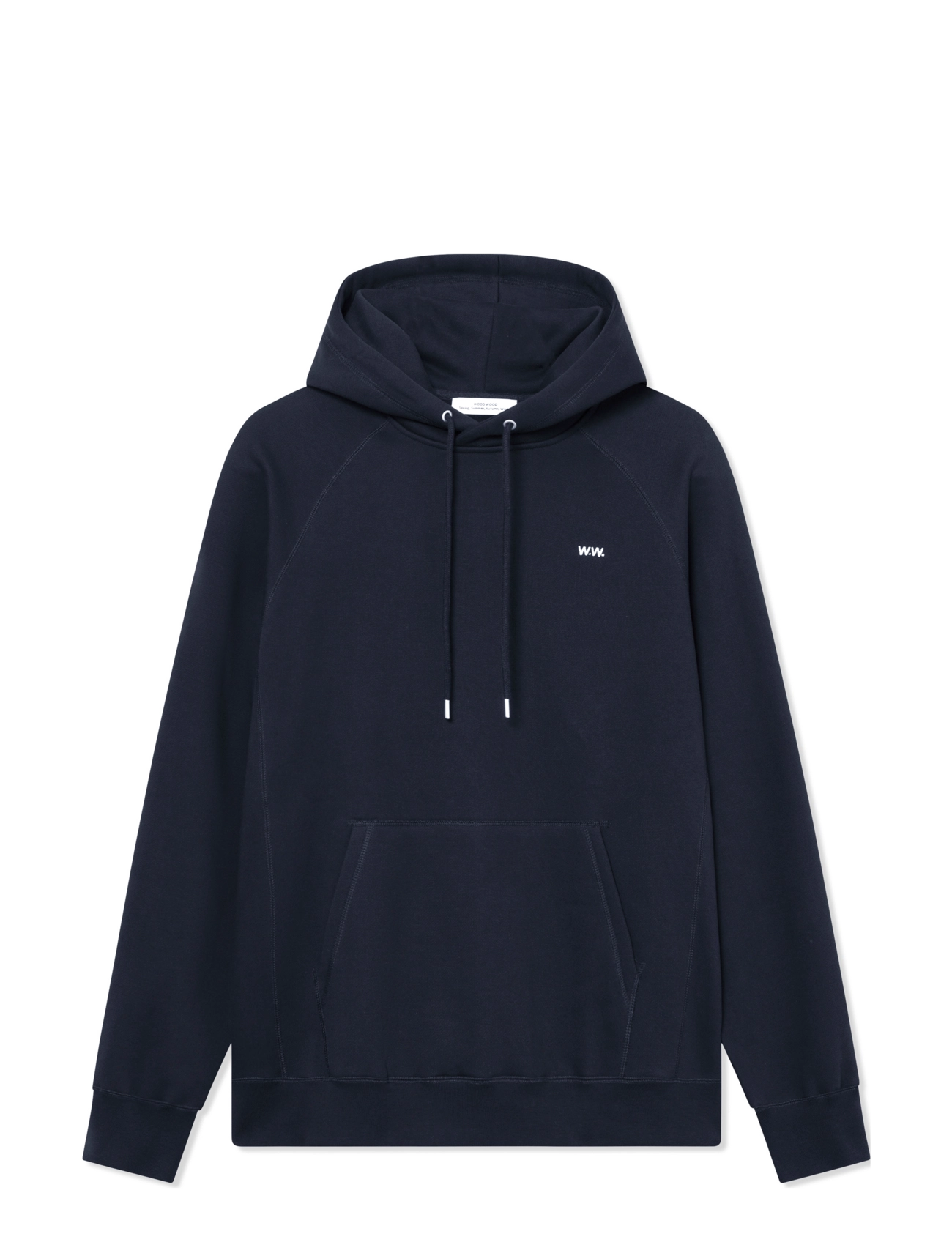 WOOD WOOD Essential Fred classic hoodie GOTS - Kapuzenpullover - NAVY / navy