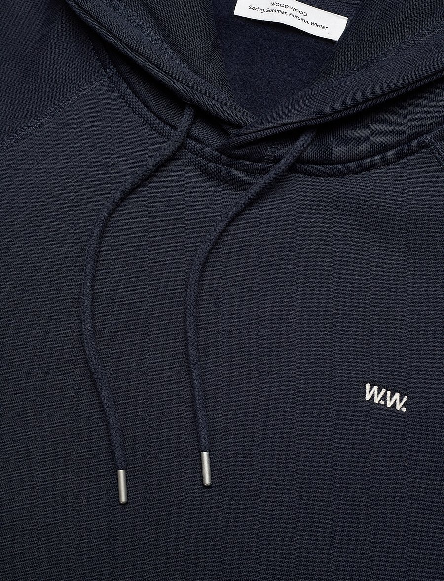 WOOD WOOD - Essential Fred classic hoodie - sweats à capuche - navy - 2