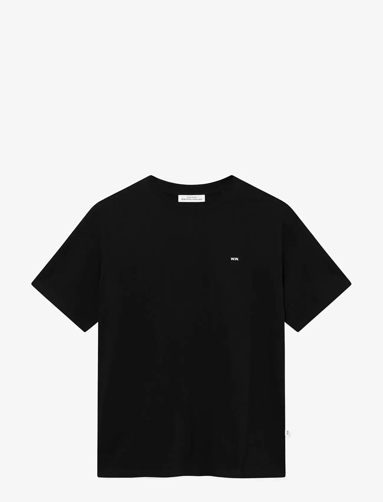 WOOD WOOD - WWEssential Sami Tshirt - kortærmede t-shirts - black - 1