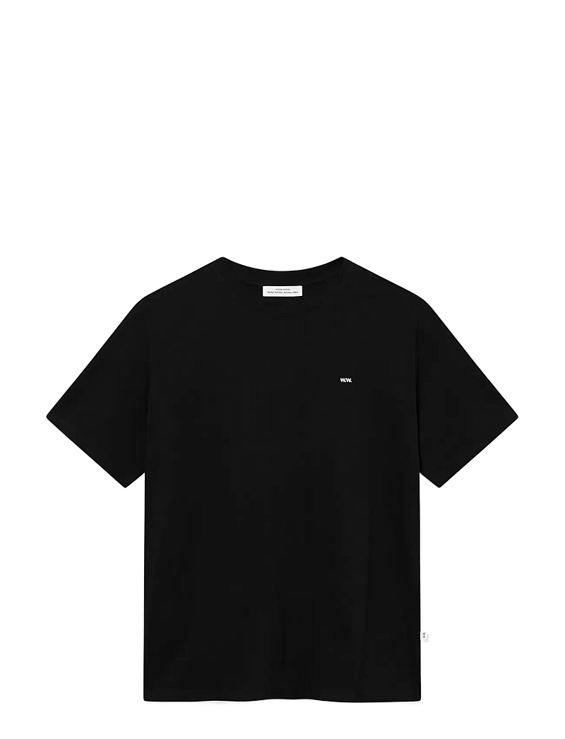 WOOD WOOD - WWEssential Sami Tshirt - kortærmede t-shirts - black - 1