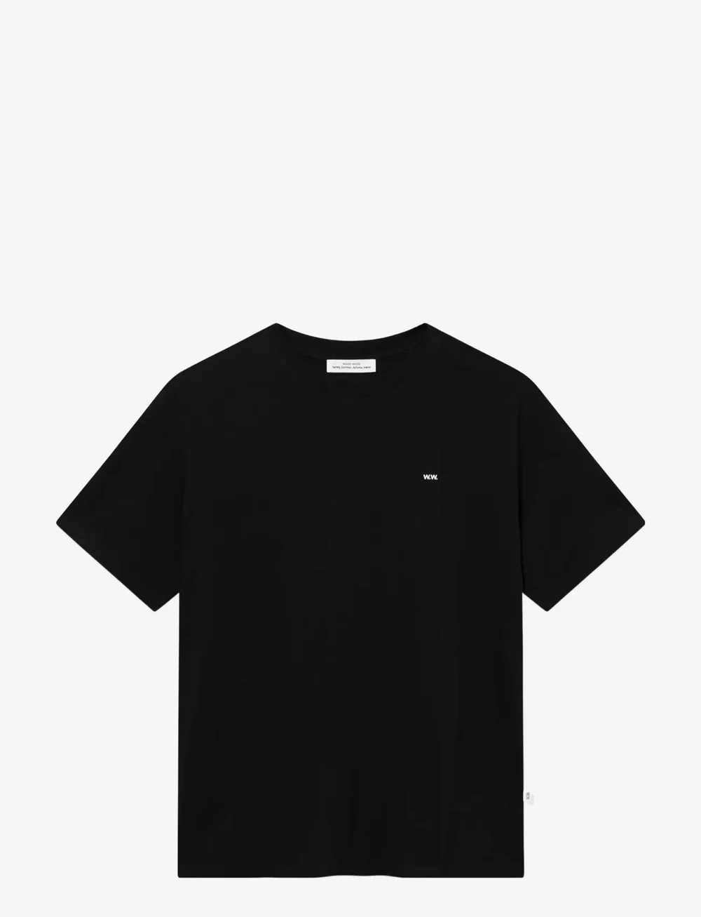 WOOD WOOD - WWEssential Sami classic Tshirt - kortærmede t-shirts - black beauty - 1