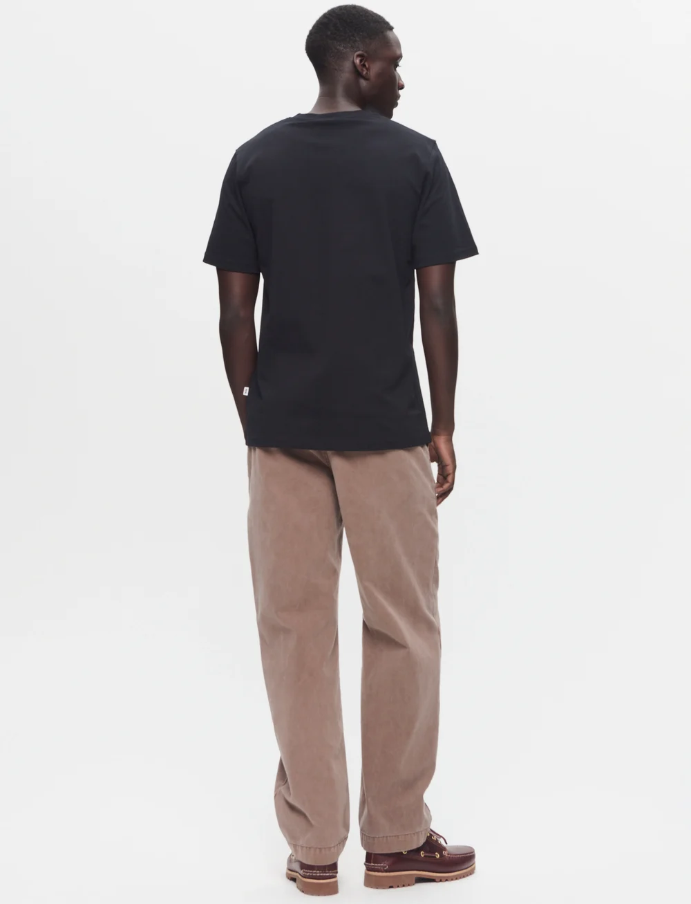 WOOD WOOD - WWEssential Sami classic Tshirt - kortærmede t-shirts - black beauty - 3