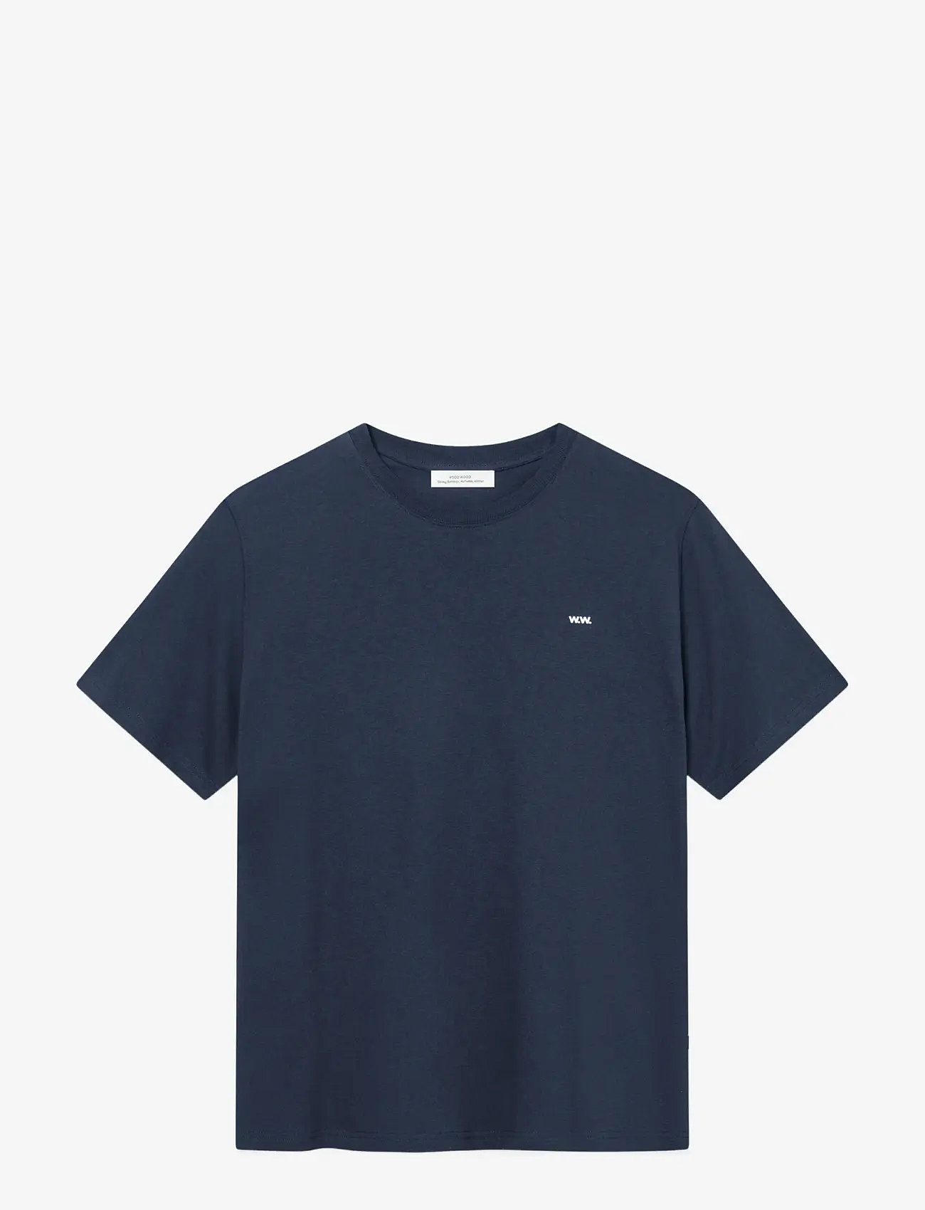 WOOD WOOD - WWEssential Sami Tshirt - kortærmede t-shirts - dark navy - 1