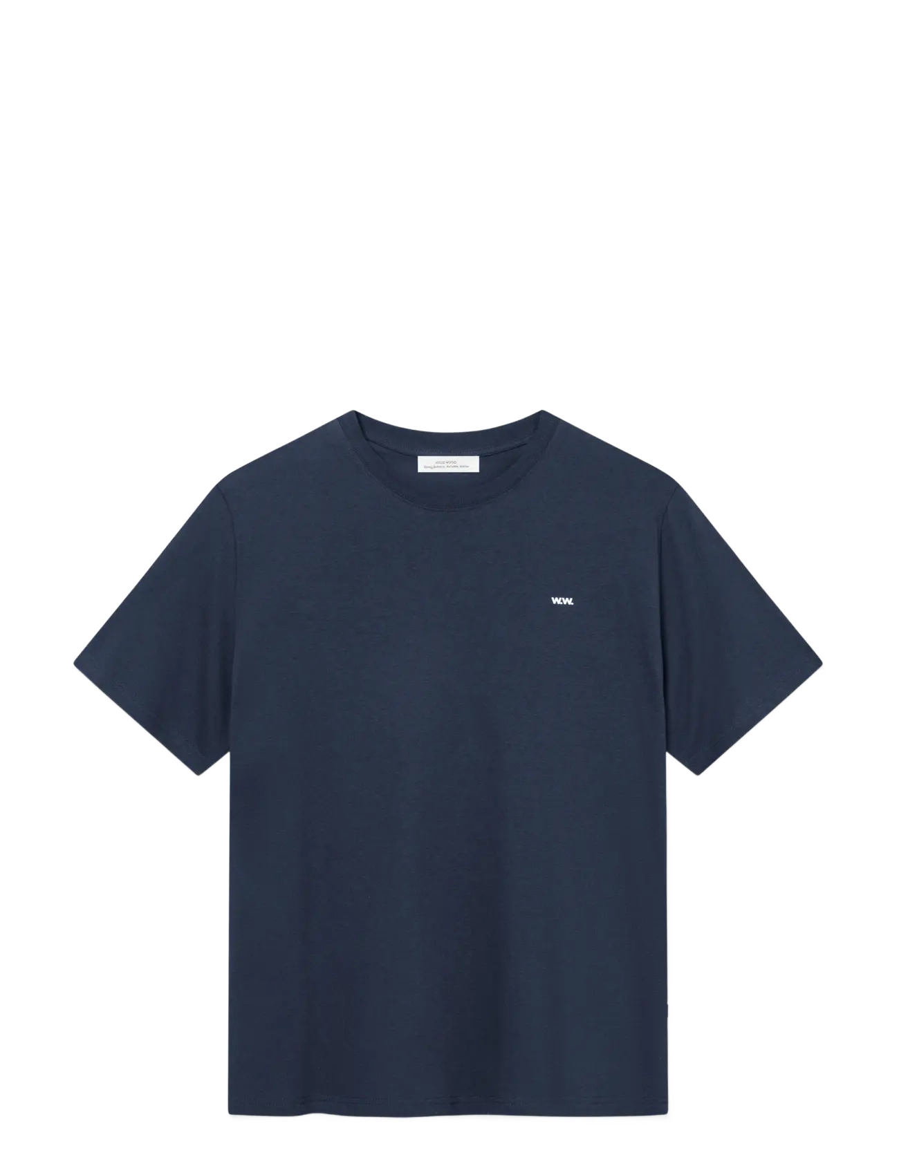 WOOD WOOD - WWEssential Sami Tshirt - kortærmede t-shirts - dark navy - 1
