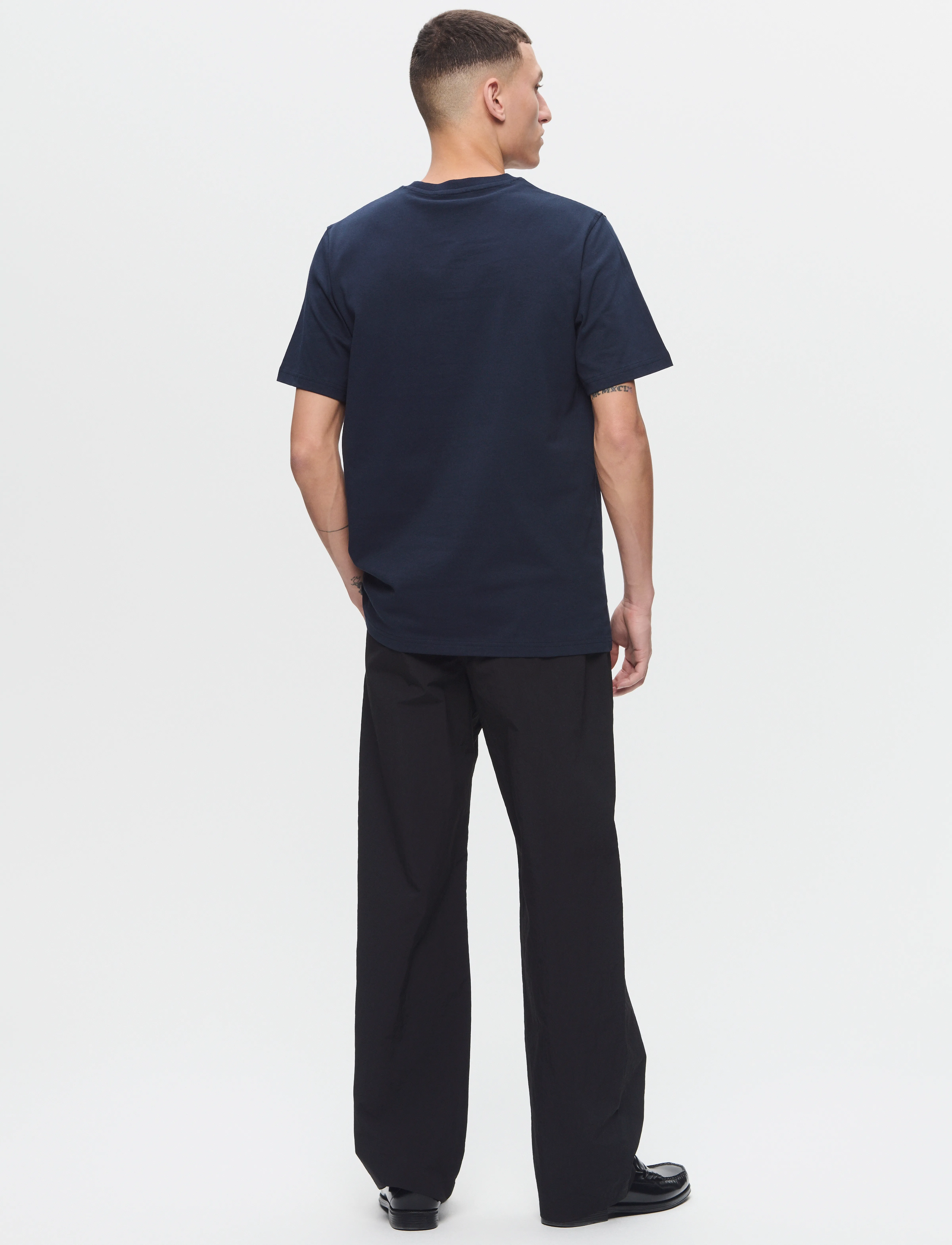 WOOD WOOD - WWEssential Sami Tshirt - kortærmede t-shirts - dark navy - 3
