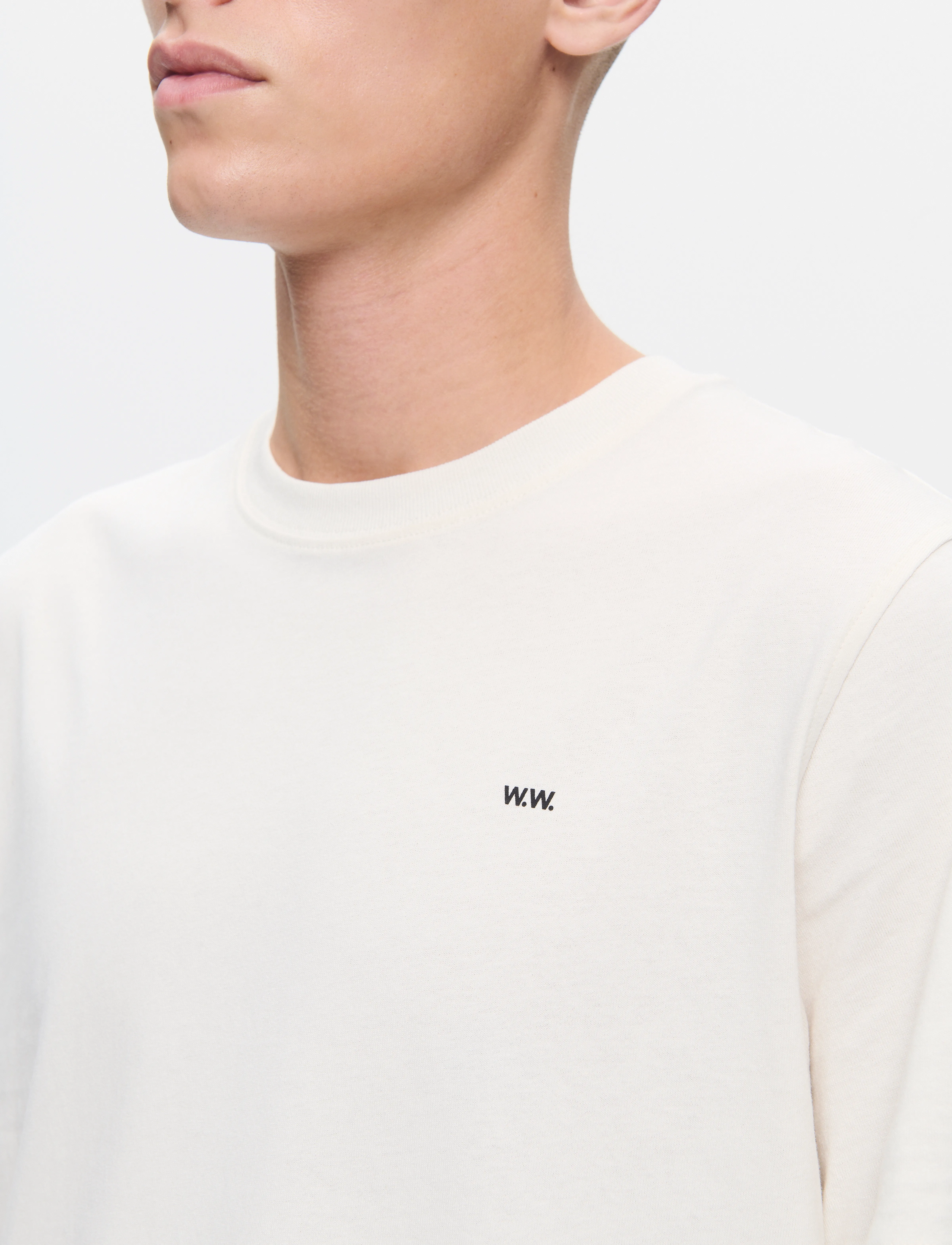 WOOD WOOD - WWEssential Sami Tshirt - lühikeste varrukatega t-särgid - sugar swizzle - 4