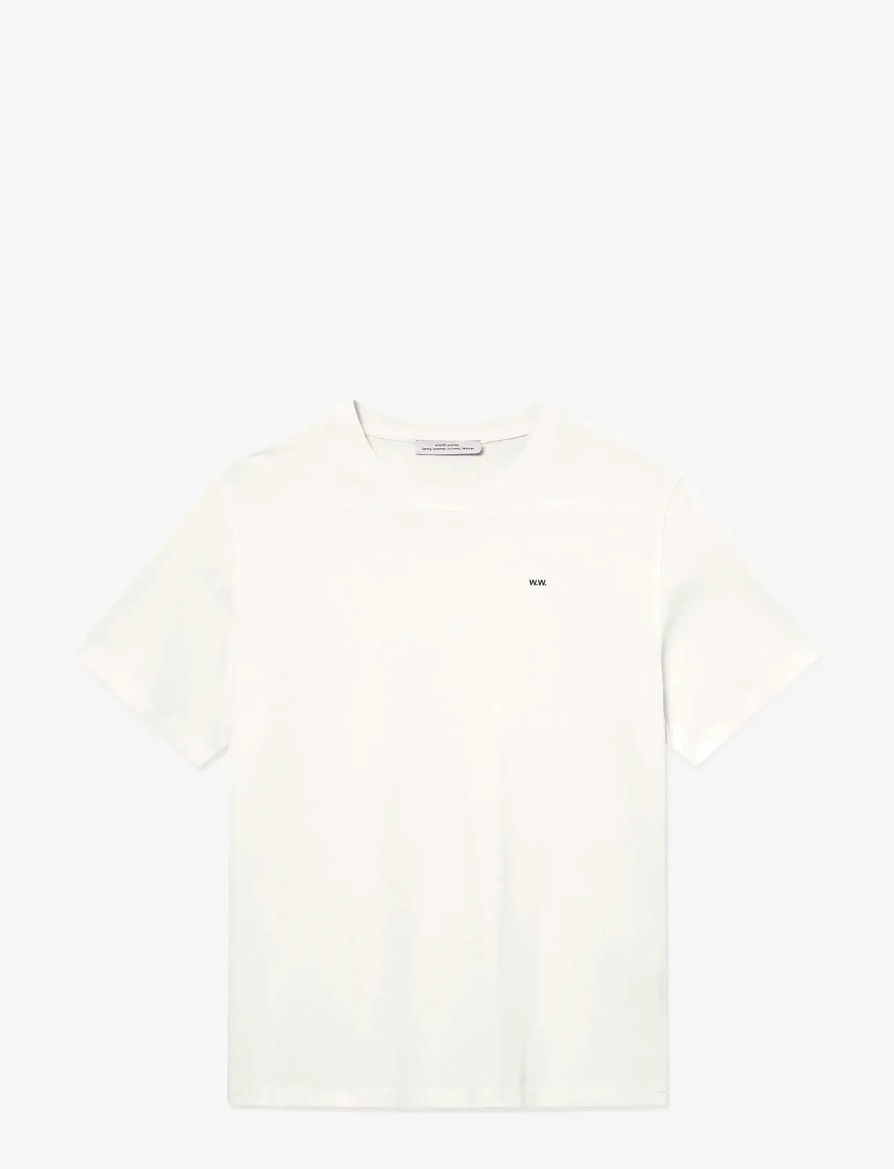 WOOD WOOD - WWEssential Sami Tshirt - kortärmade t-shirts - white - 1