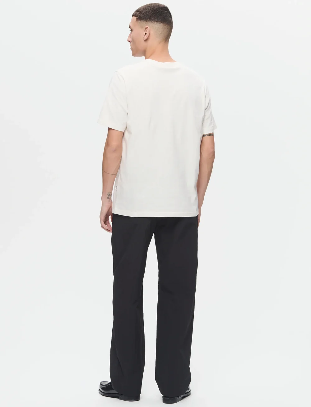 WOOD WOOD - WWEssential Sami Tshirt - short-sleeved t-shirts - white - 4