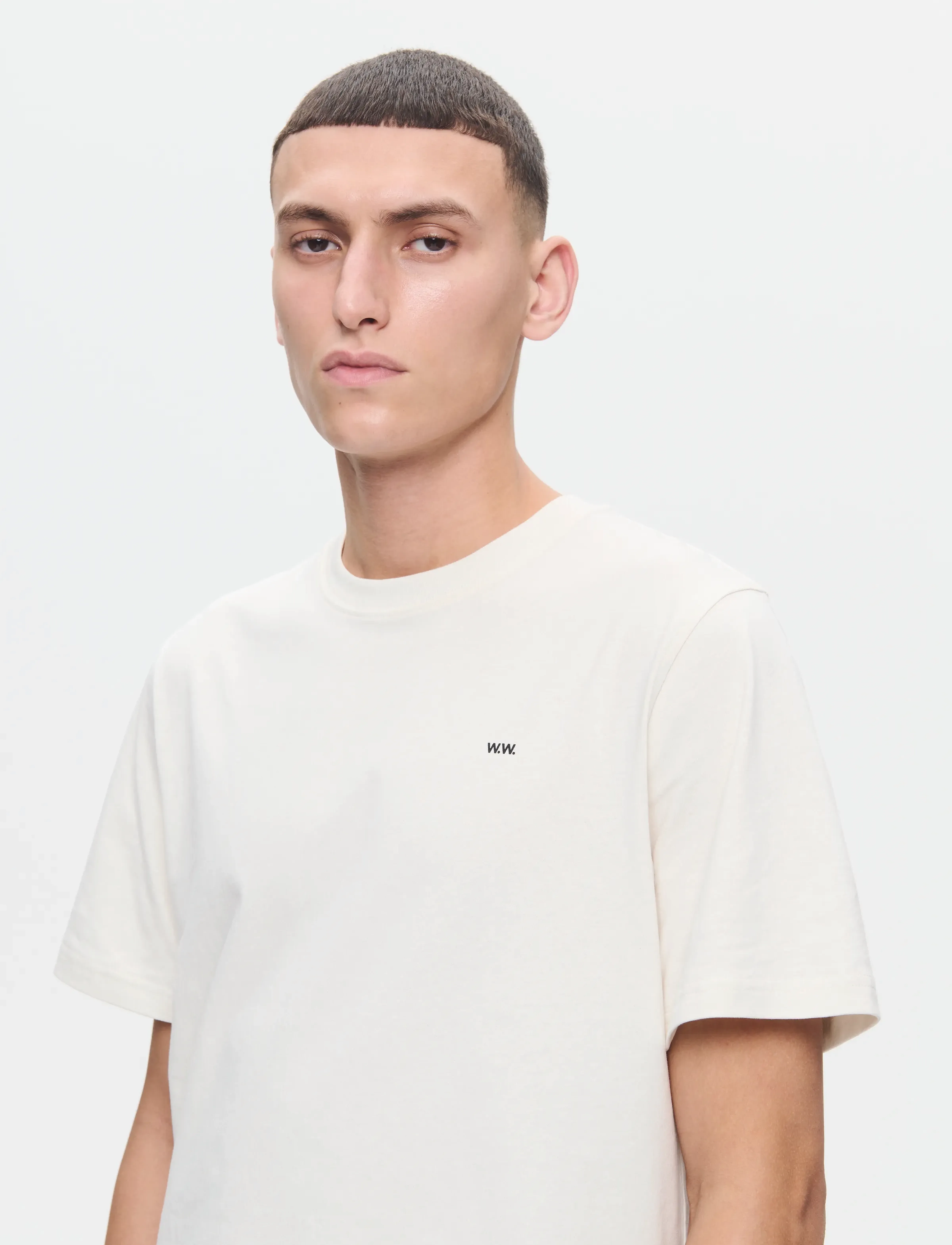 WOOD WOOD - WWEssential Sami Tshirt - krótki rękaw - white - 5