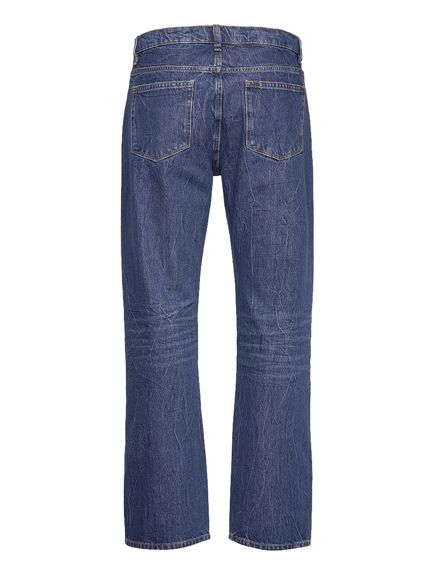 WOOD WOOD - Al rigid denim straight fit - suorat farkut - worn blue - 1
