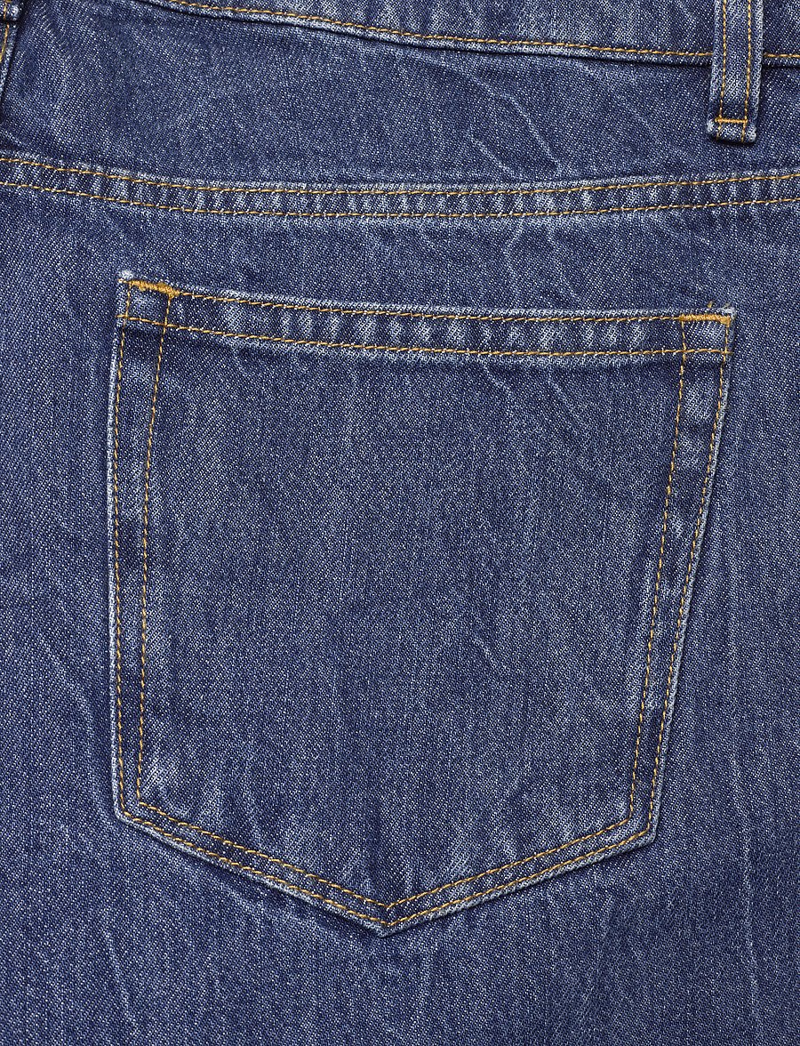 WOOD WOOD - Al rigid denim straight fit - suorat farkut - worn blue - 4