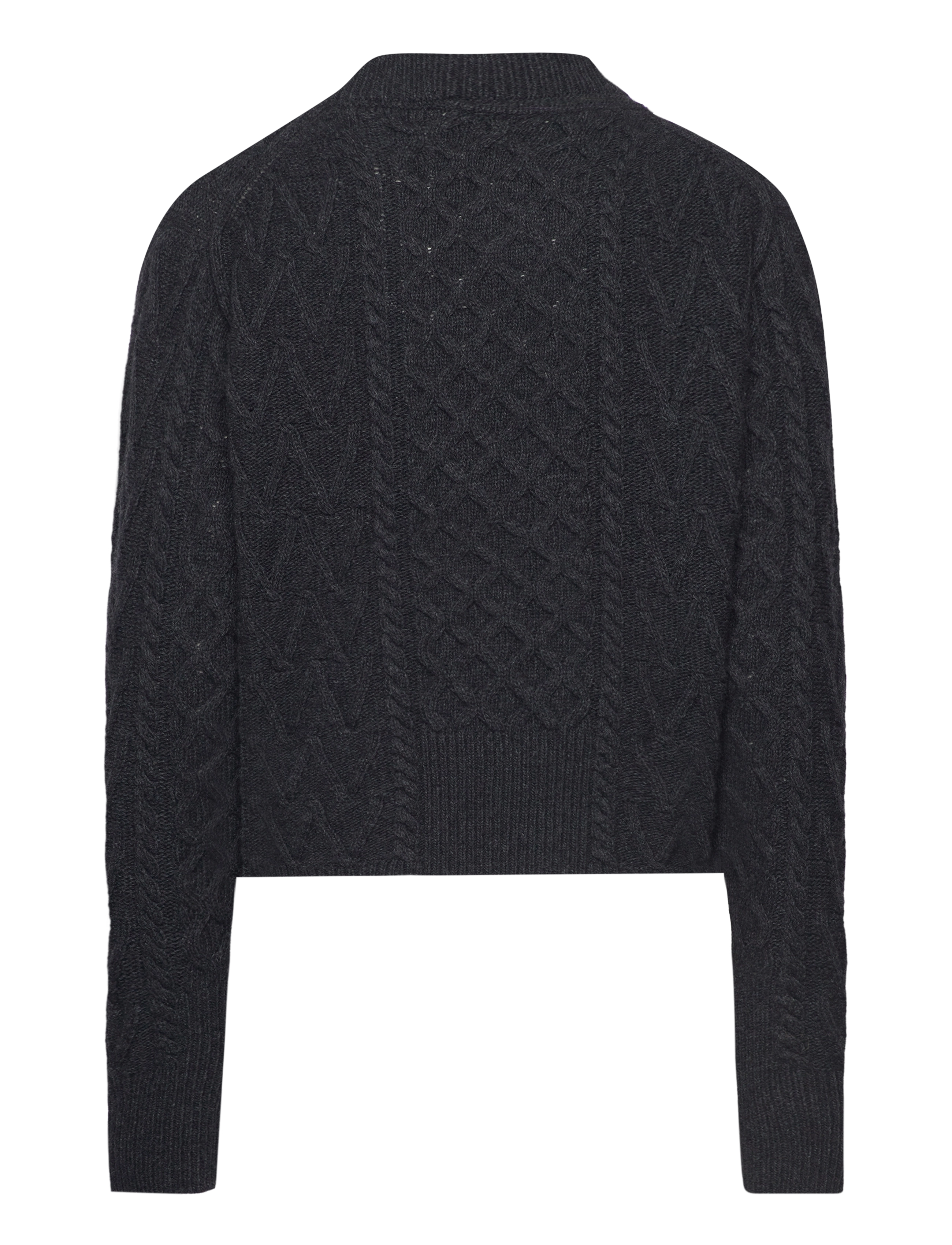 WOOD WOOD - Tania Aran knit jumper - striktrøjer - dark grey - 2