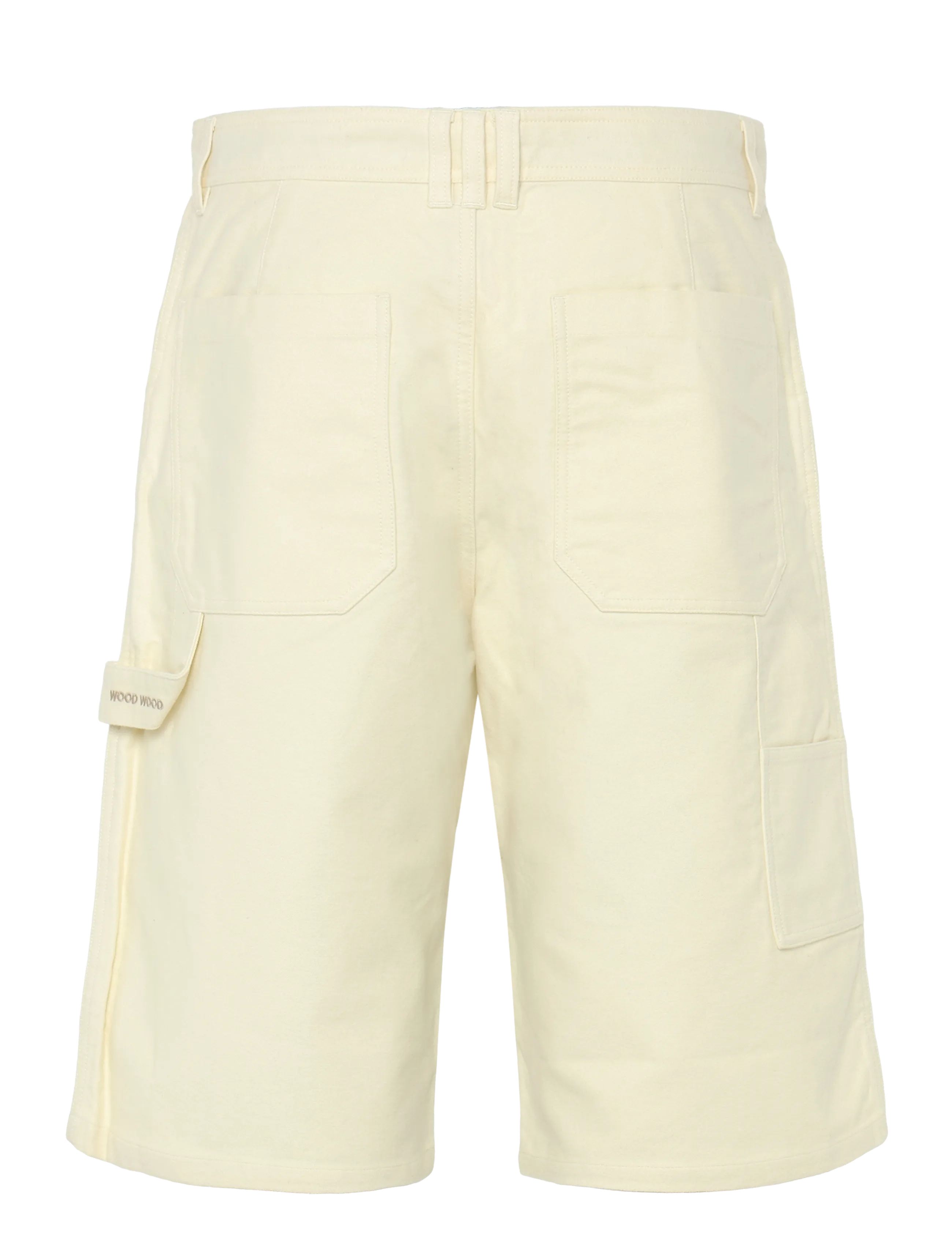WOOD WOOD - WWRobbie Carpenter Shorts - off-white - 1
