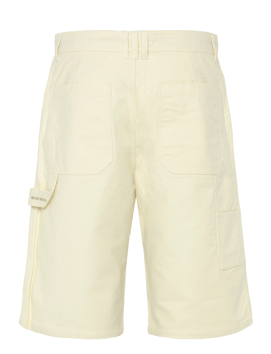 WOOD WOOD - WWRobbie Carpenter Shorts - casual shorts - off-white - 1