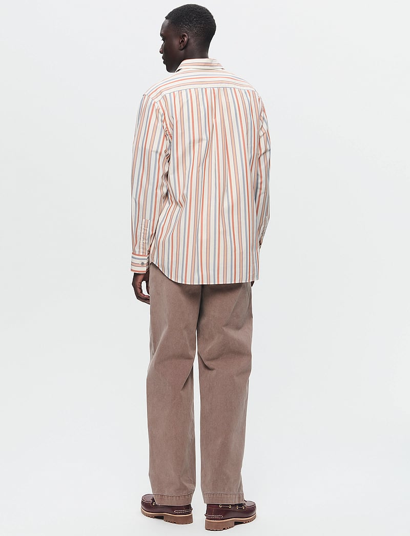 WOOD WOOD - WWNico shirt stripe - stribede skjorter - silver gray - 3